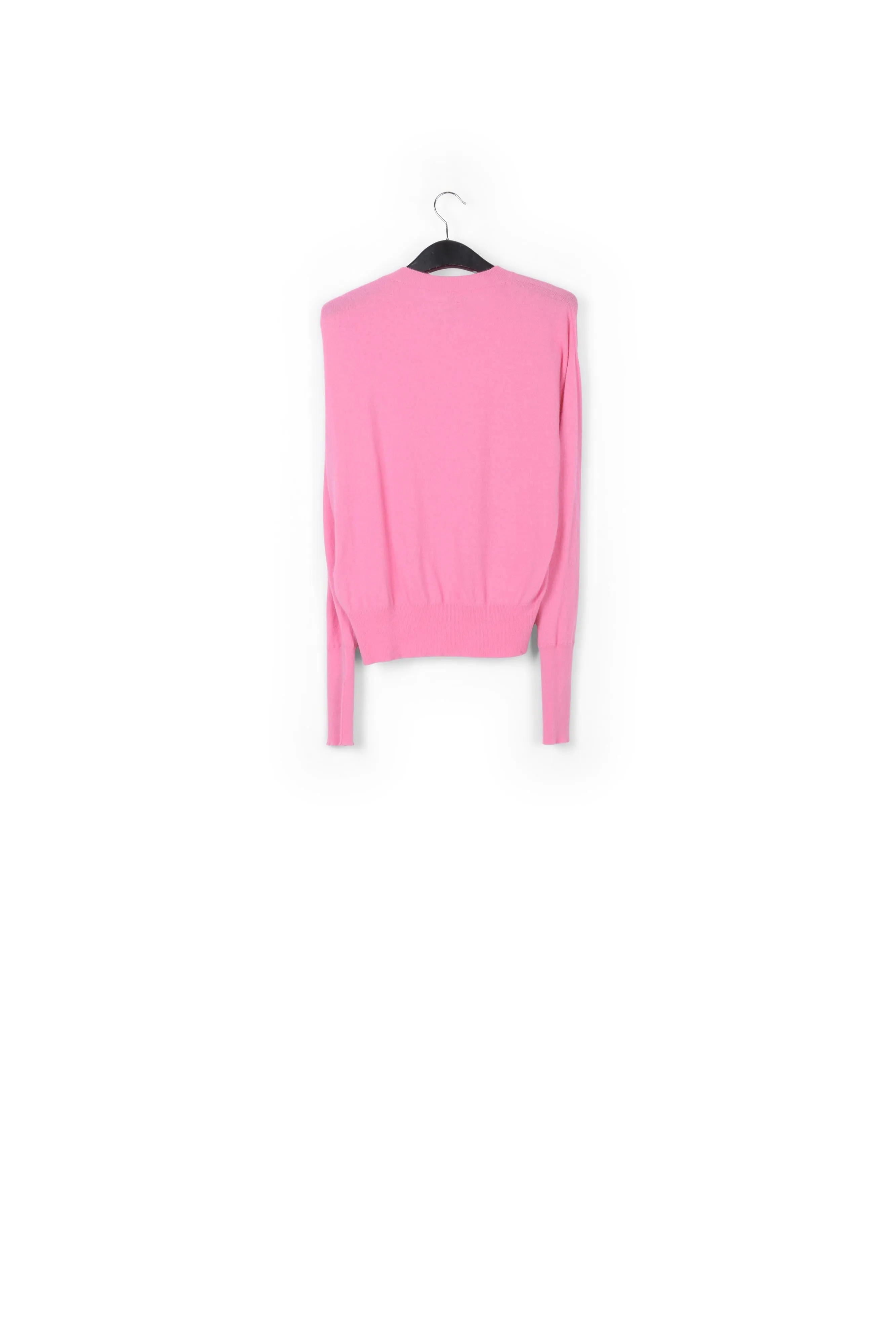 Pink merino wool blend sweater