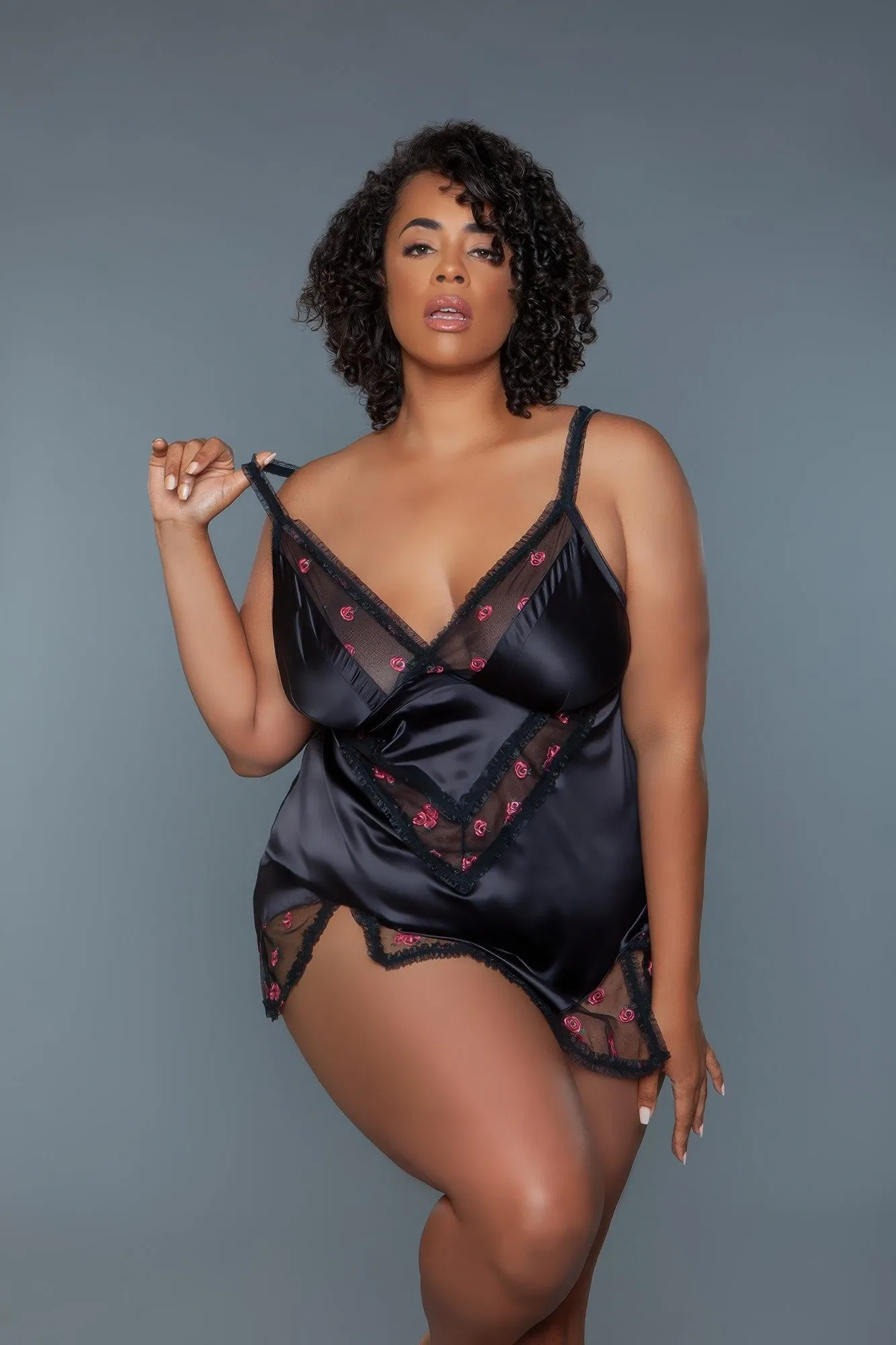 Plus Size Katherine Babydoll Lingerie