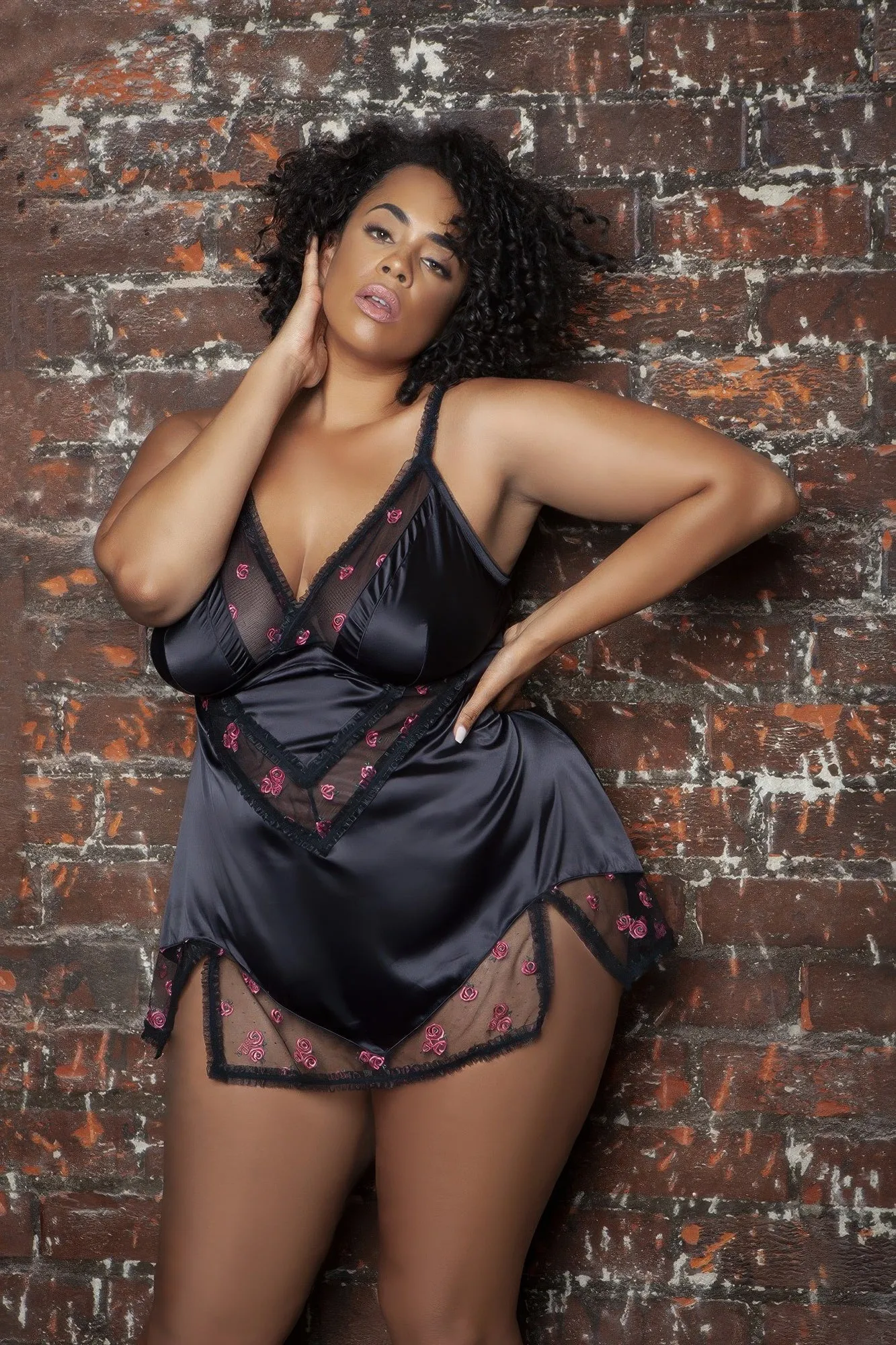 Plus Size Katherine Babydoll Lingerie