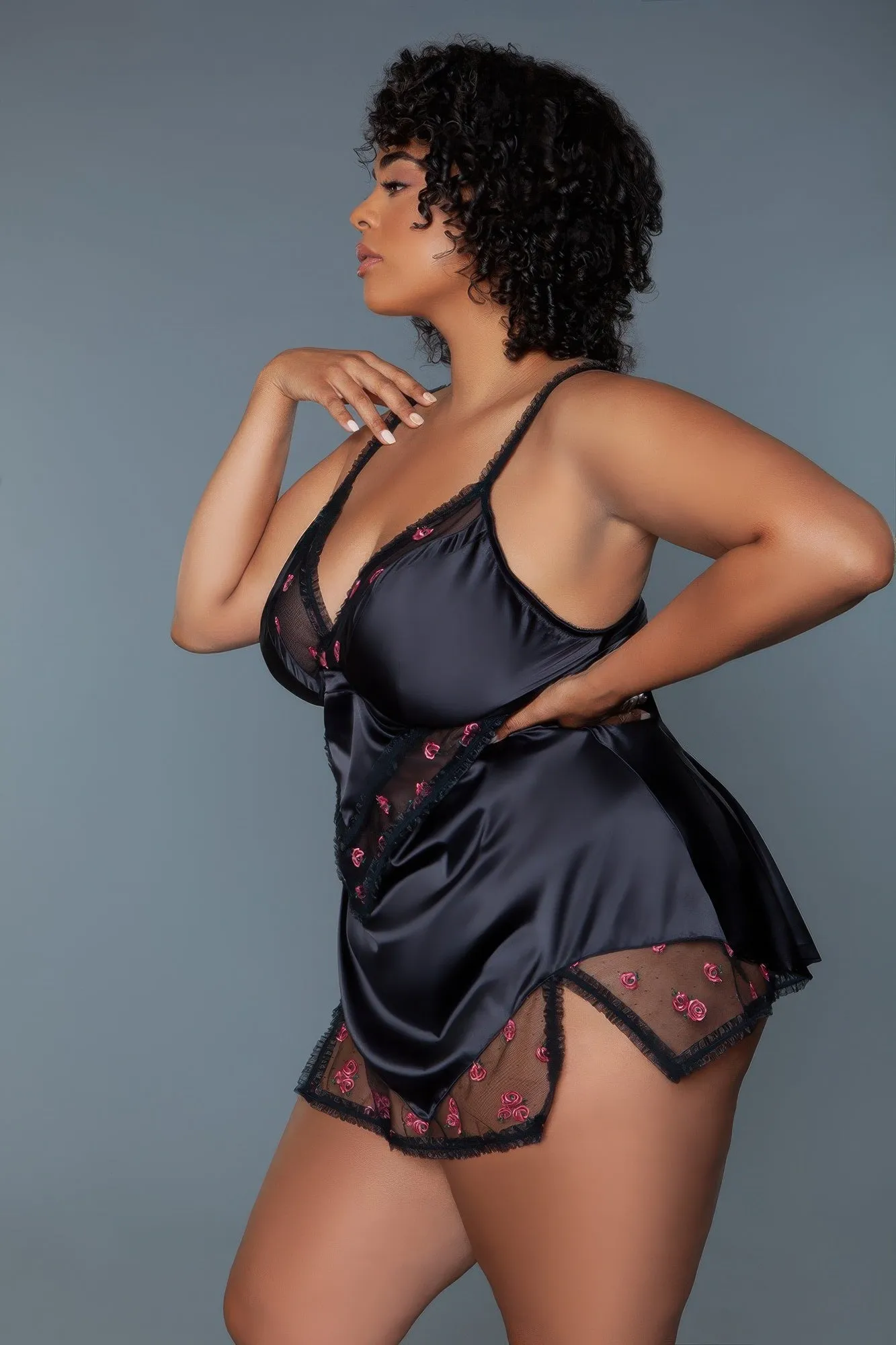 Plus Size Katherine Babydoll Lingerie