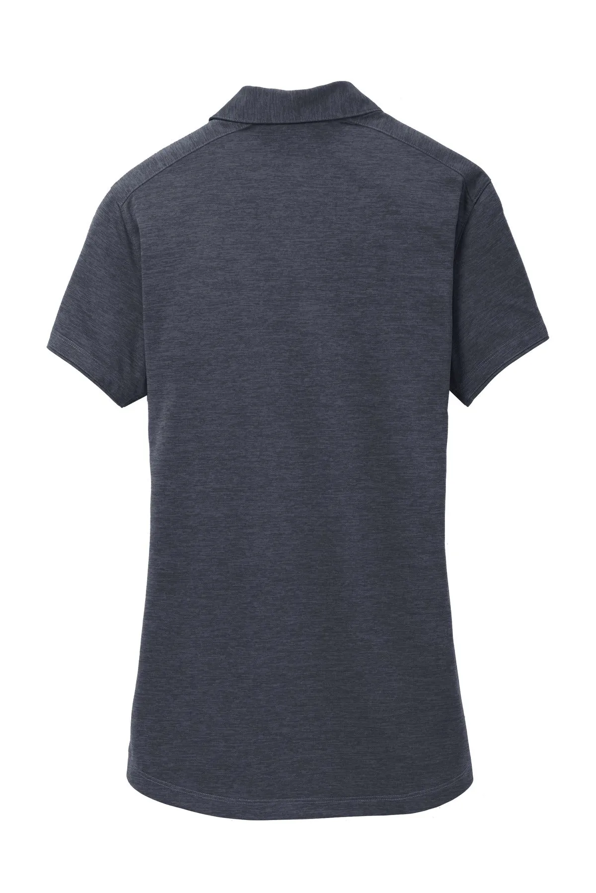 Port Authority Women's Digi Heather Performance Polo. L574 Dark Grey