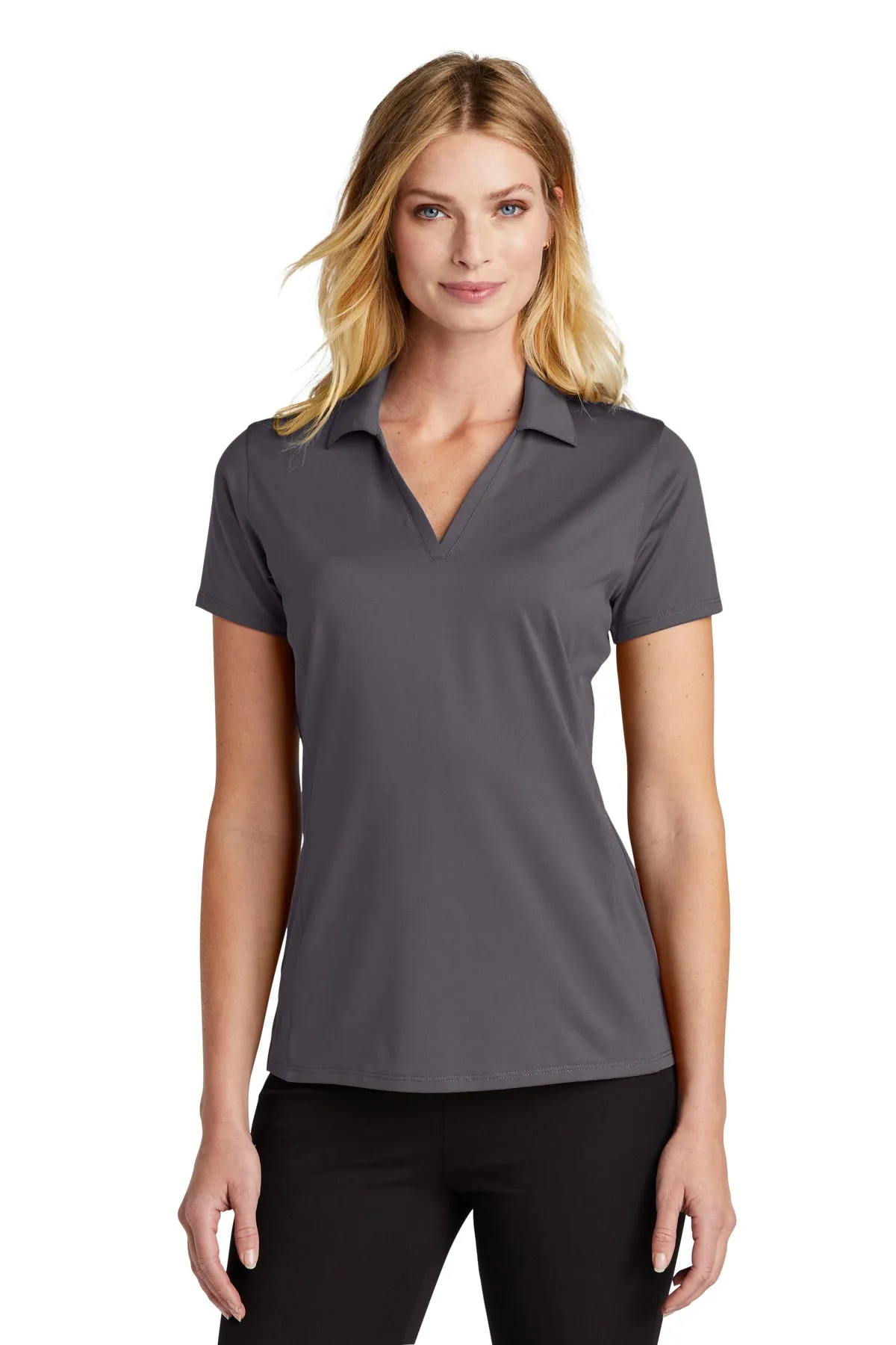 Port Authority Women's Performance Staff Polo LK398 Graphite