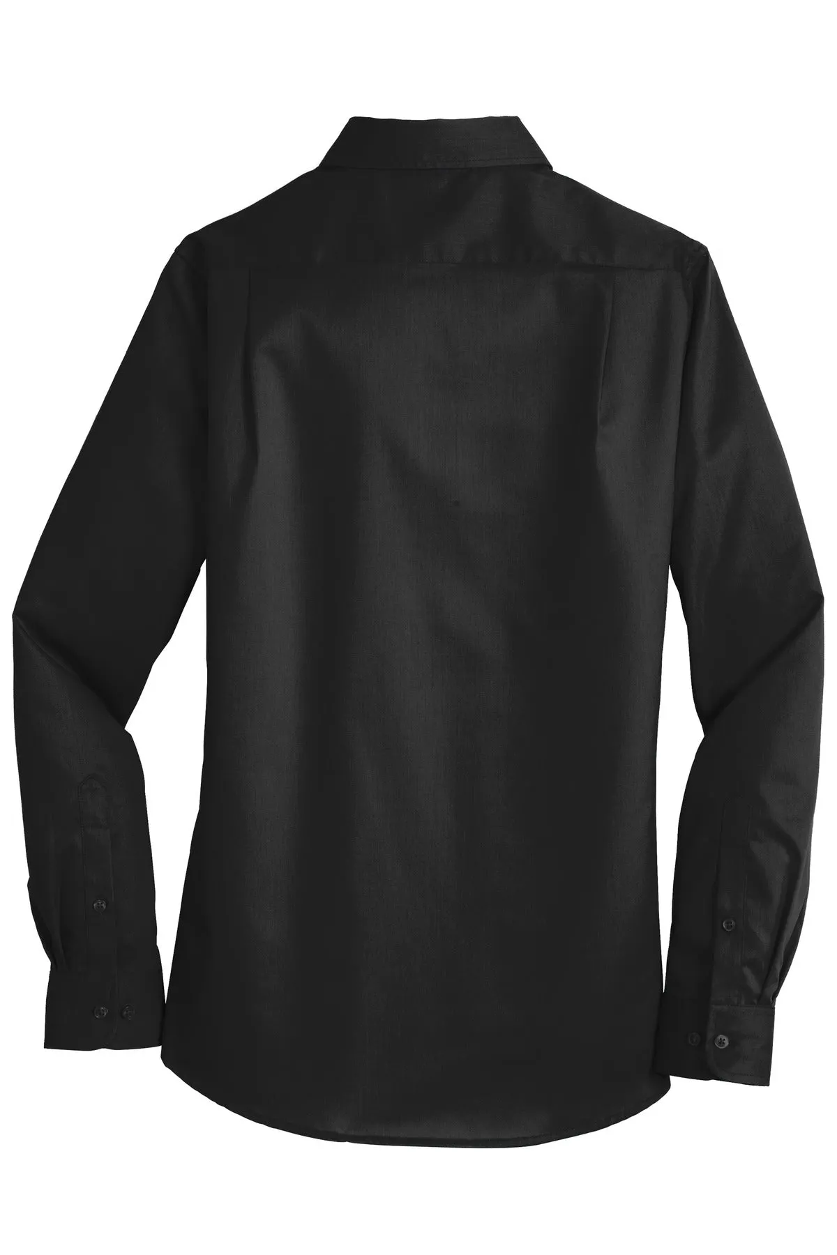 Port Authority Women's SuperPro Twill Shirt. L663 Black