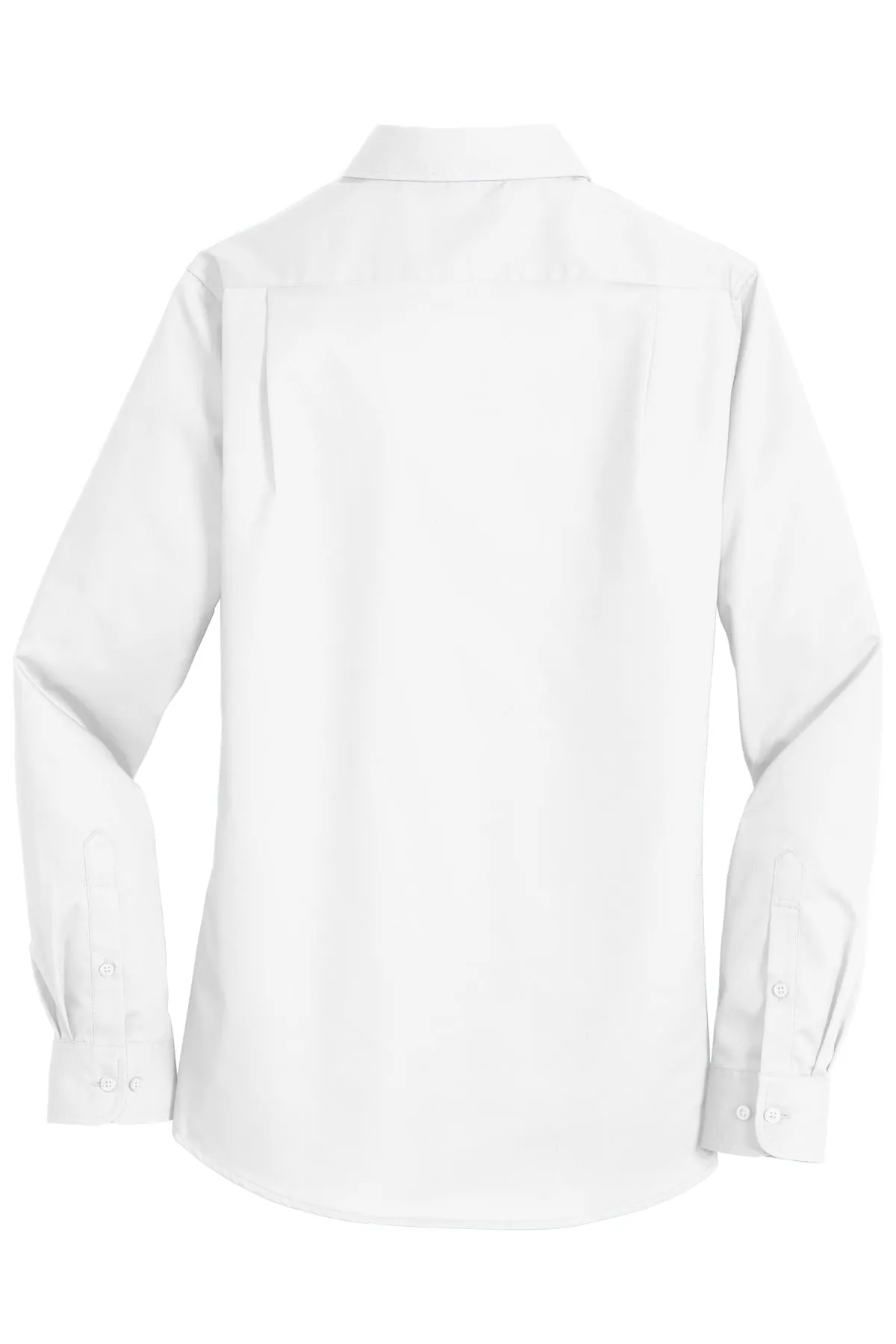 Port Authority Women's SuperPro Twill Shirt. L663 White