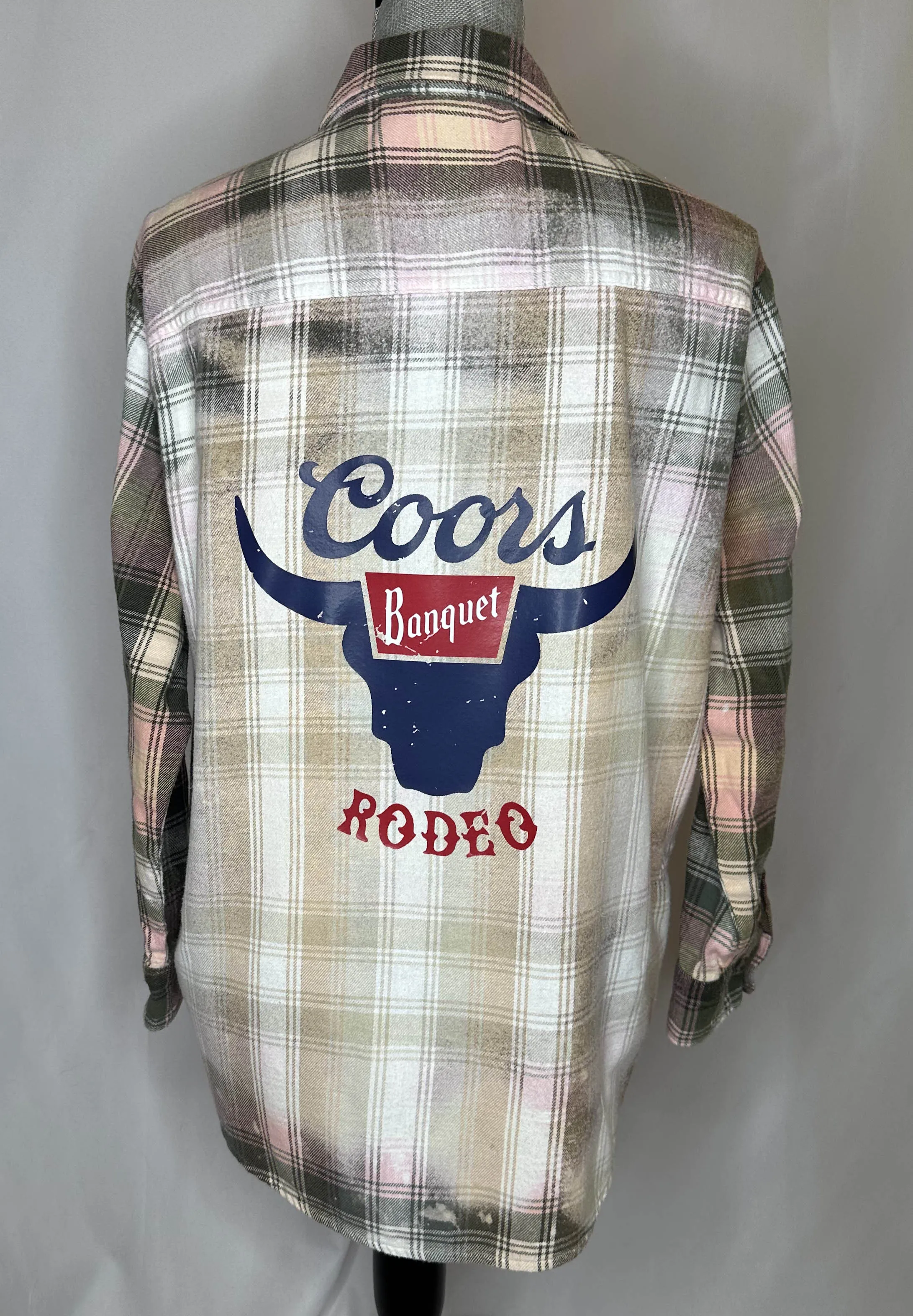 "Coors Rodeo" Women's Flannel