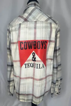 "Cowboys and Tequila" Women's Flannel