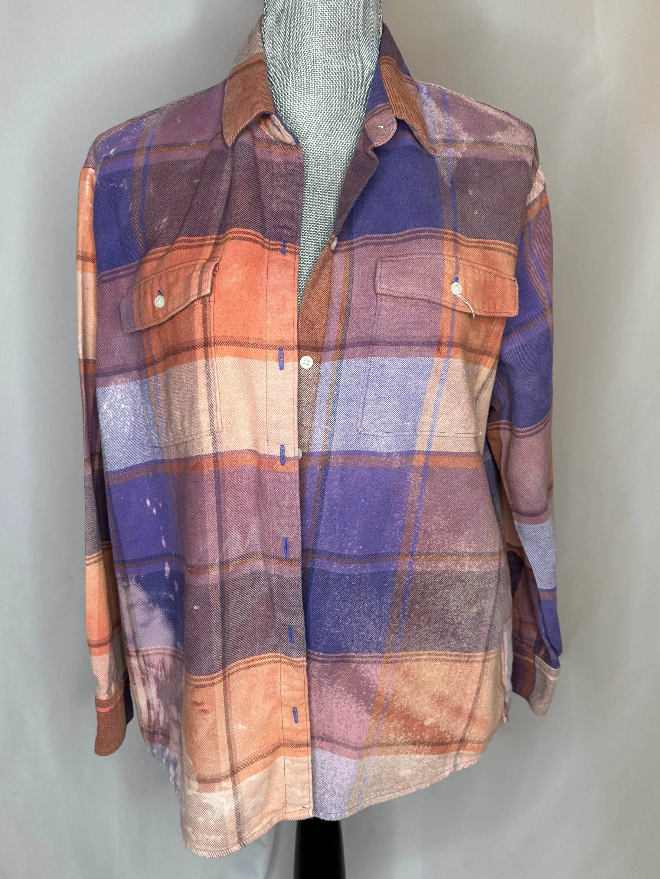 "Fueled by Coffee & Country Music" Women's Flannel
