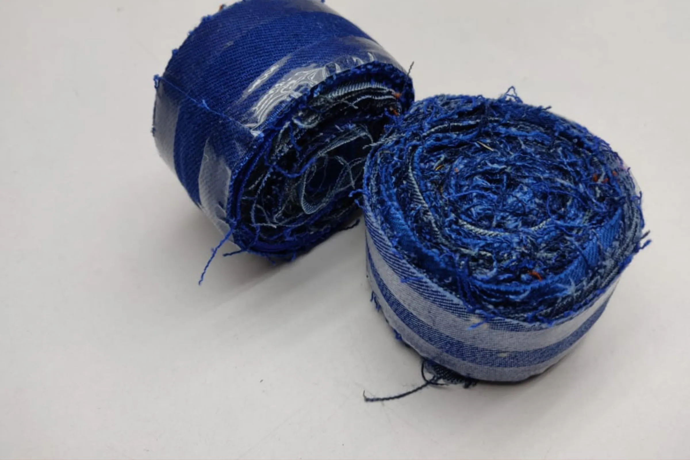Recycled Denim Ribbon -1.5" Wide