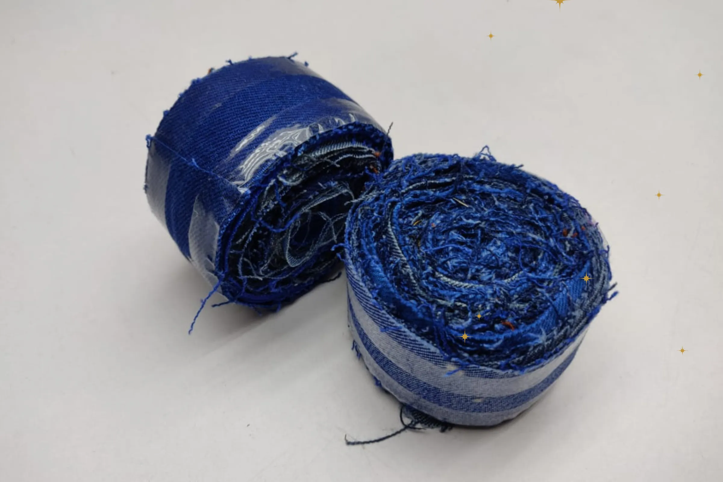 Recycled Denim Ribbon -1.5" Wide