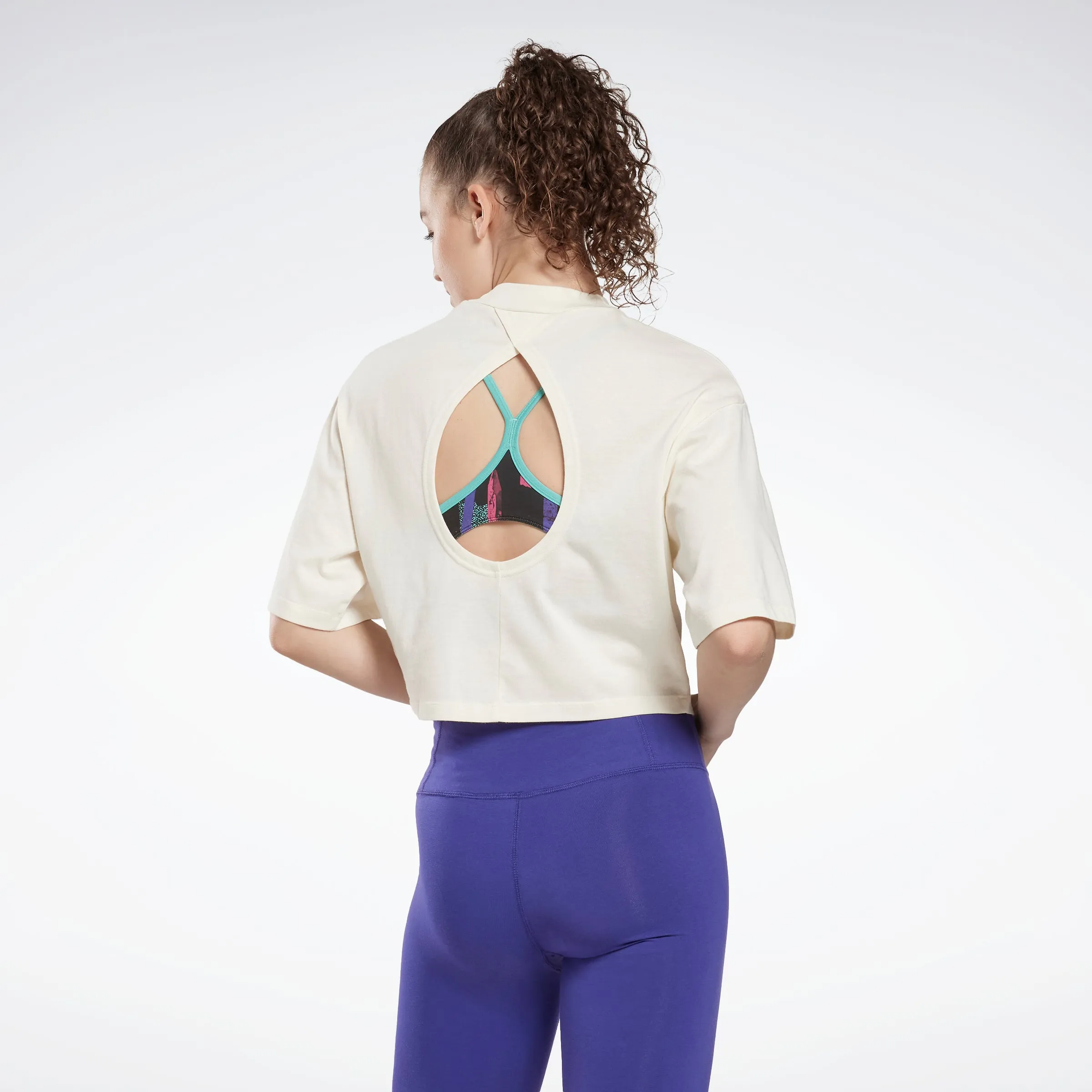 Reebok Apparel Women Myt Cutout T-Shirt Clawht