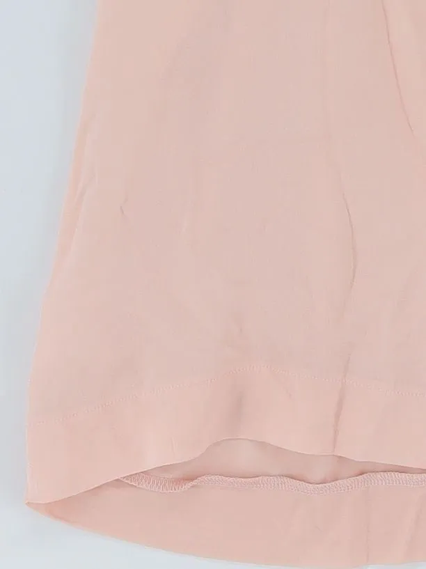 Reiss Women's T-Shirt L Pink Silk with Lyocell Modal