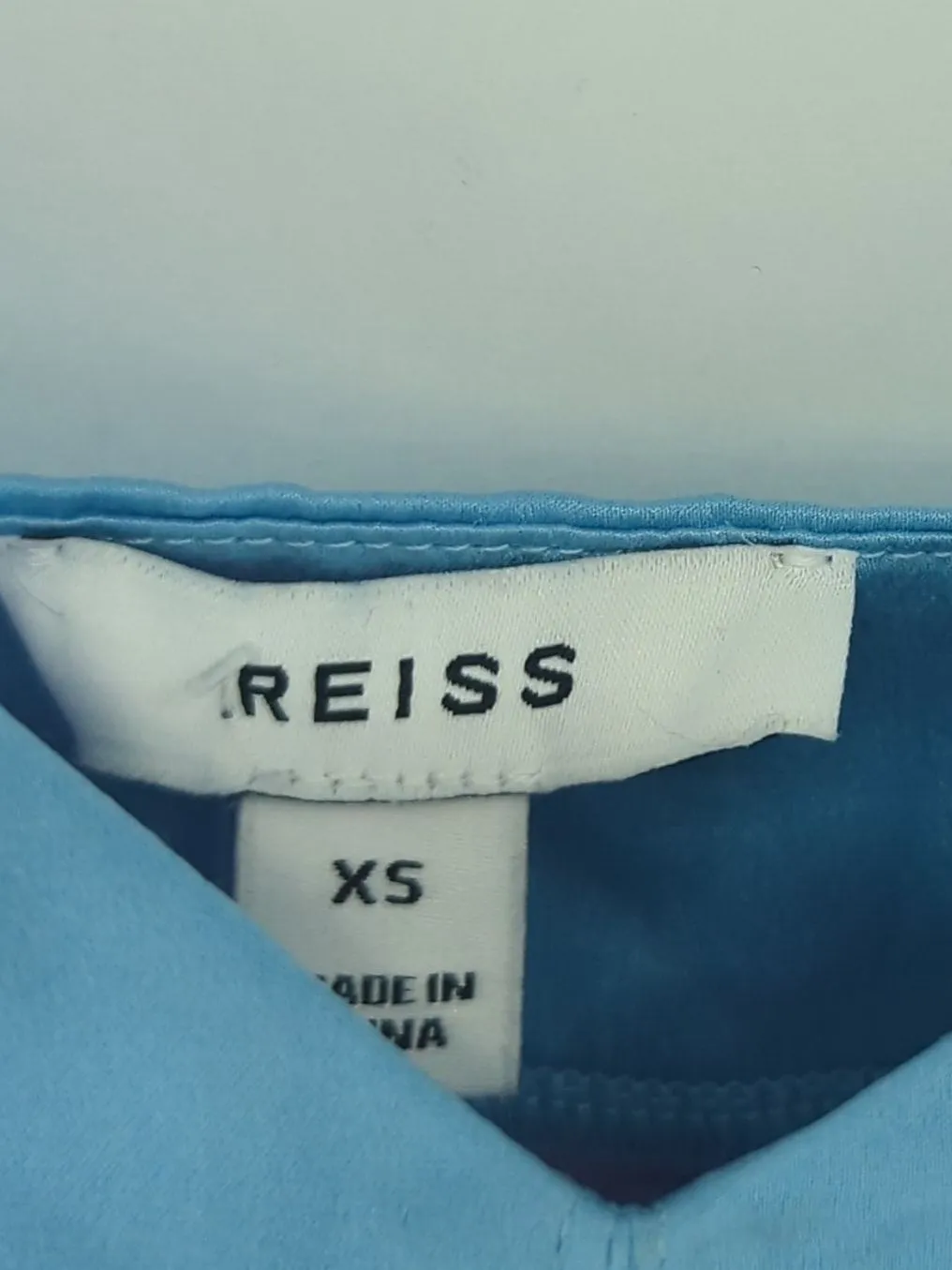 Reiss Women's T-Shirt XS Purple Silk with Elastane