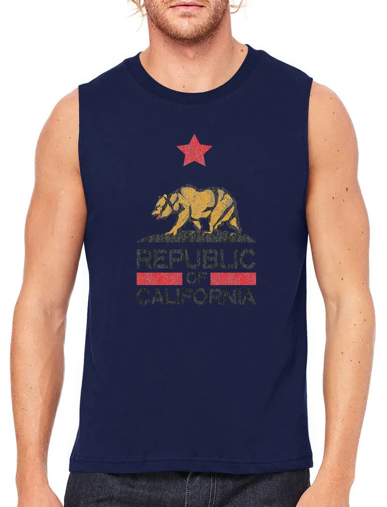 Republic Of California Men's Sleeveless T-Shirt