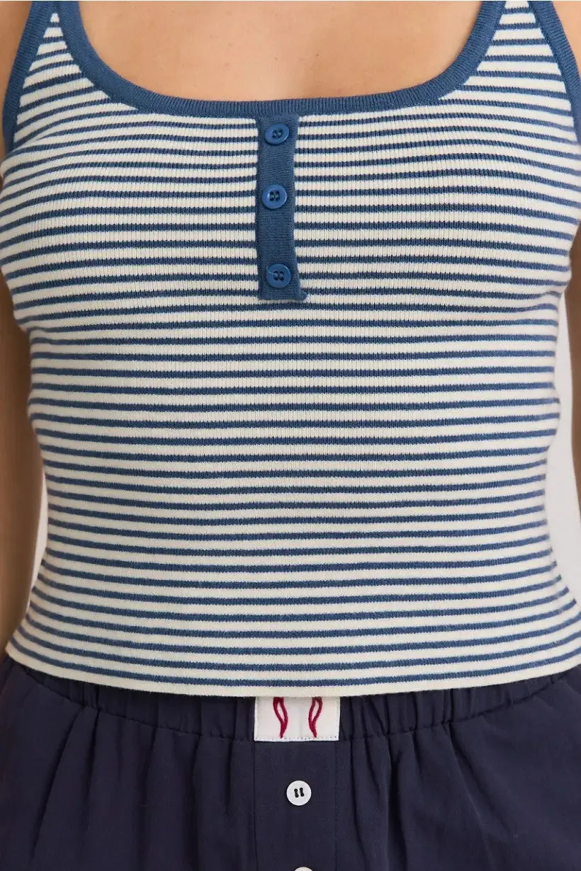 SCOOP NECK SWEATER TANK TOP