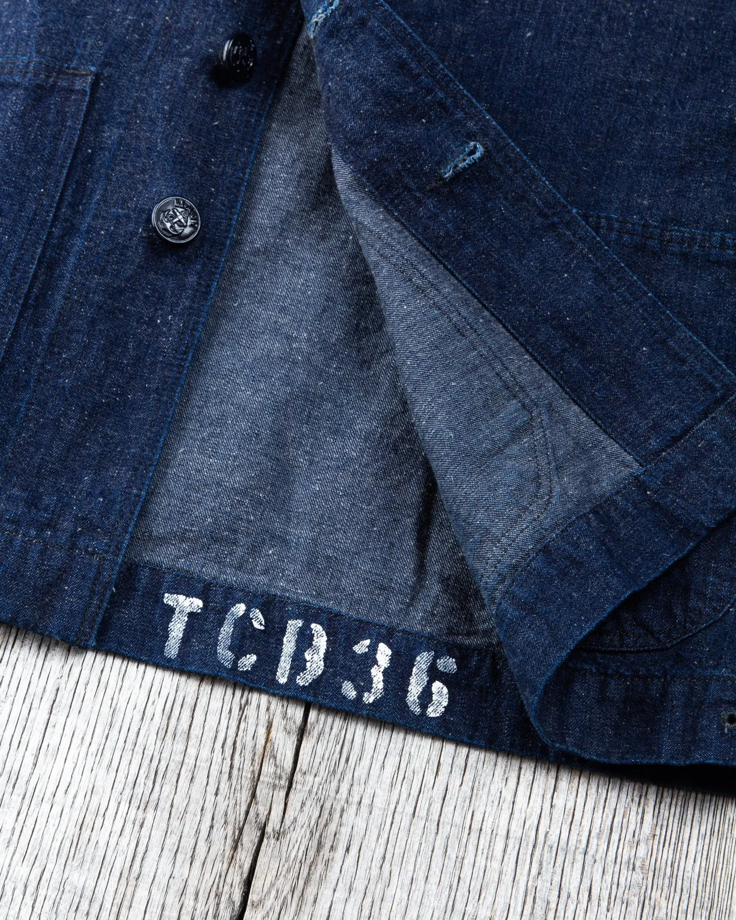 Second hand TCB Jeans Seamens Jacket Size 36