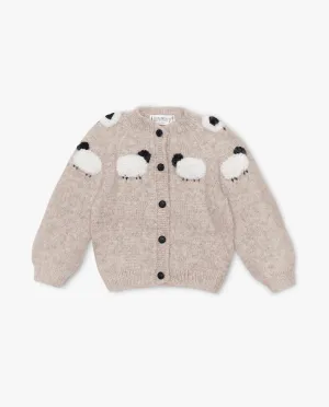 Sheep cardigan | wheat