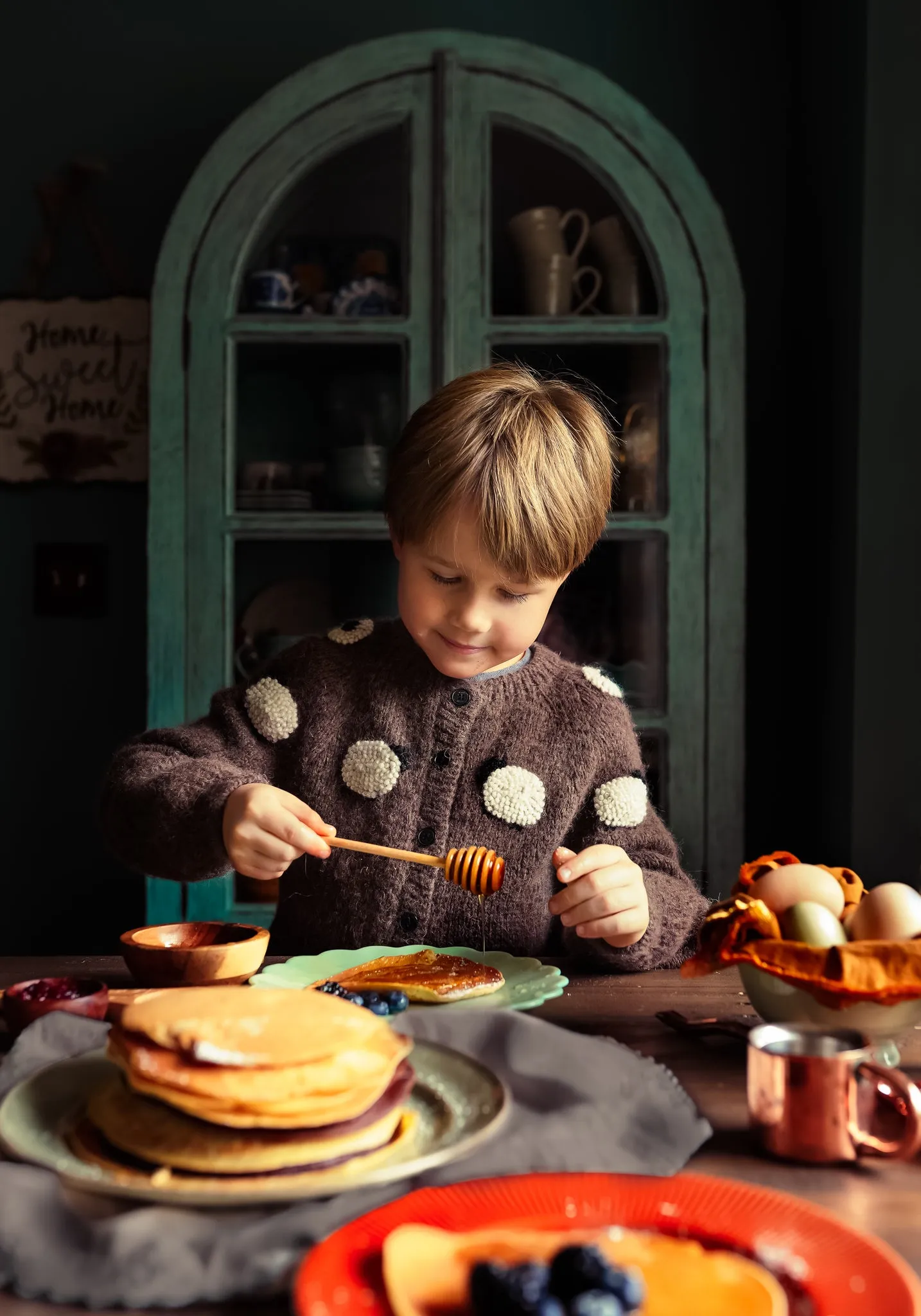 Sheeps cardigan | Brown