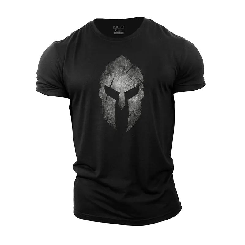 Spartan Warrior Helmet Cotton T-shirt