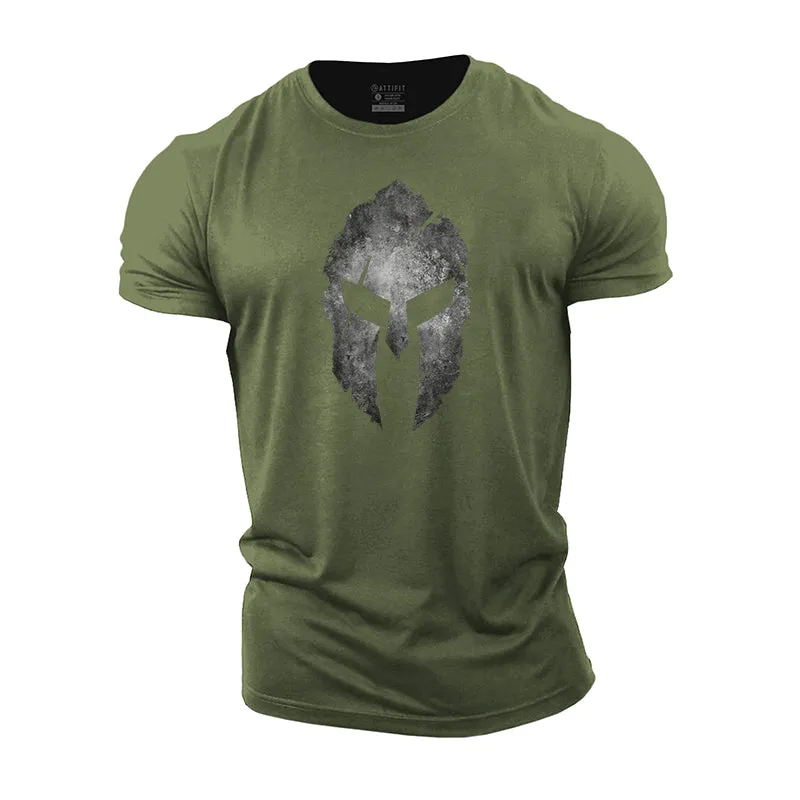 Spartan Warrior Helmet Cotton T-shirt