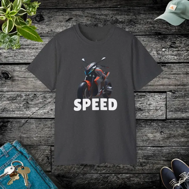 Speed Ultra Cotton Tee for Motorcycle Lovers