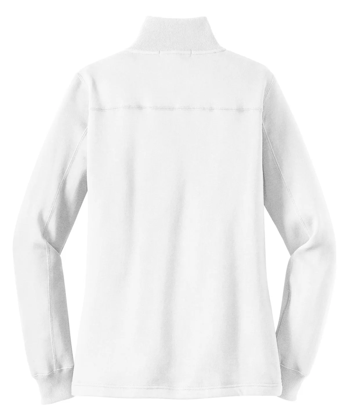 Sport-Tek Women's 1/4-Zip Sweatshirt. LST253 White