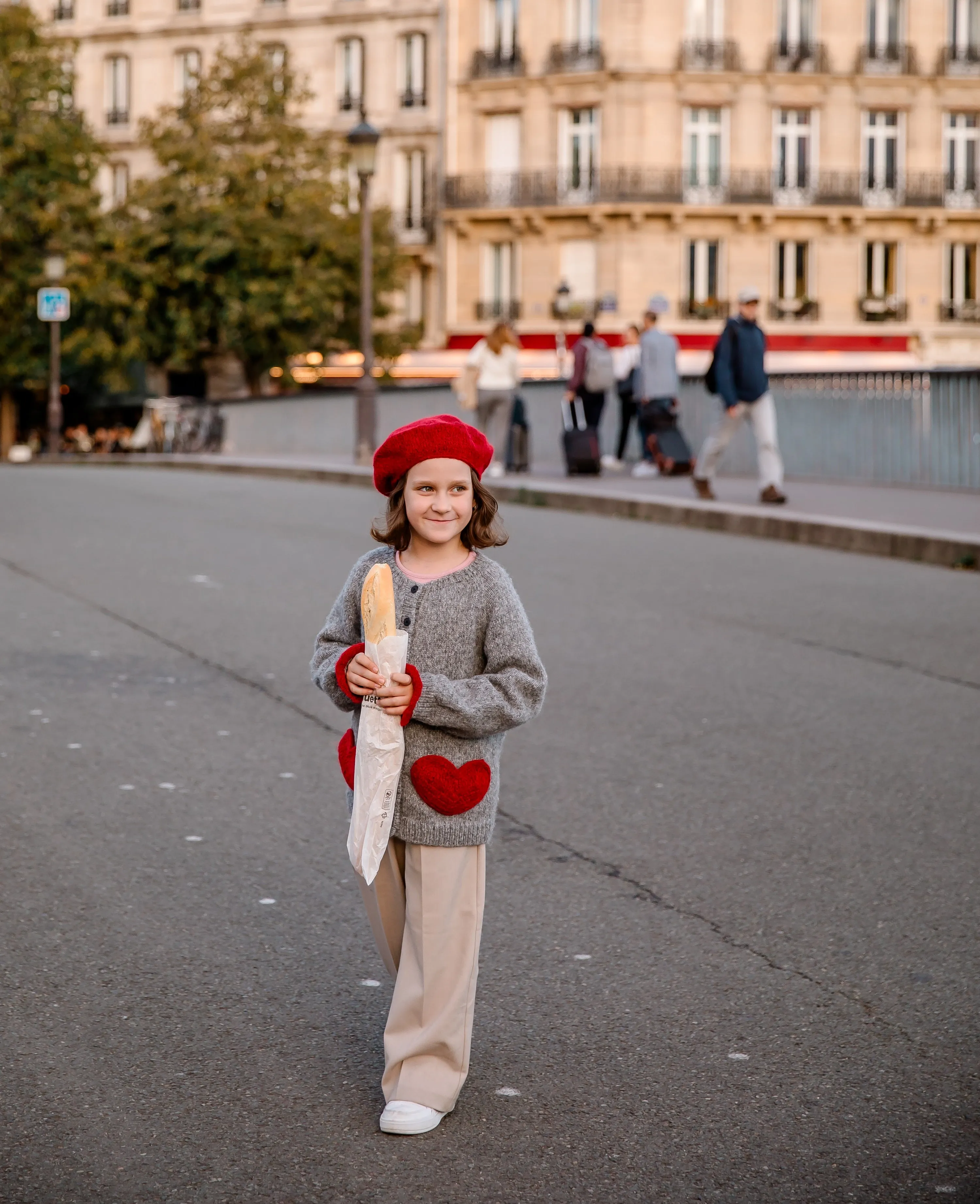 Sweet Heart cardigan |Red| in stock (4-5y)