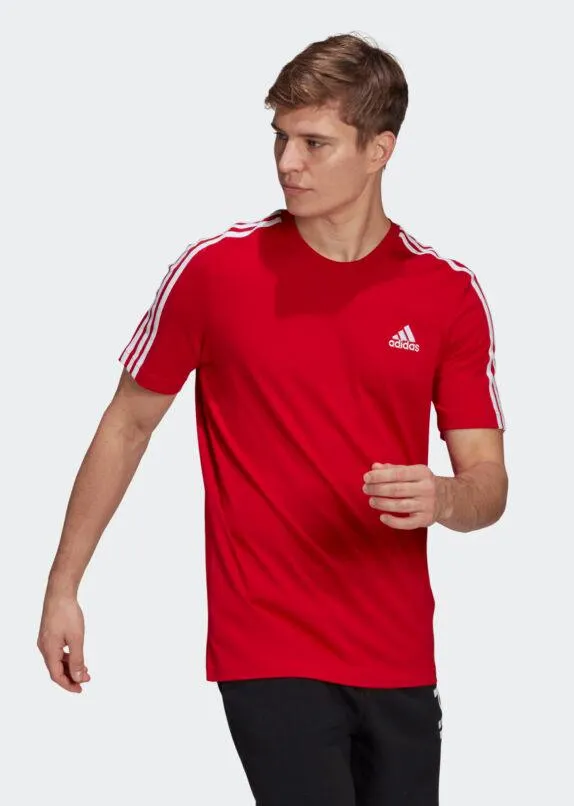 T-SHIRT ADIDAS UOMO MAGLIA FUNCTIONAL TRAINING FITNESS ROSSA