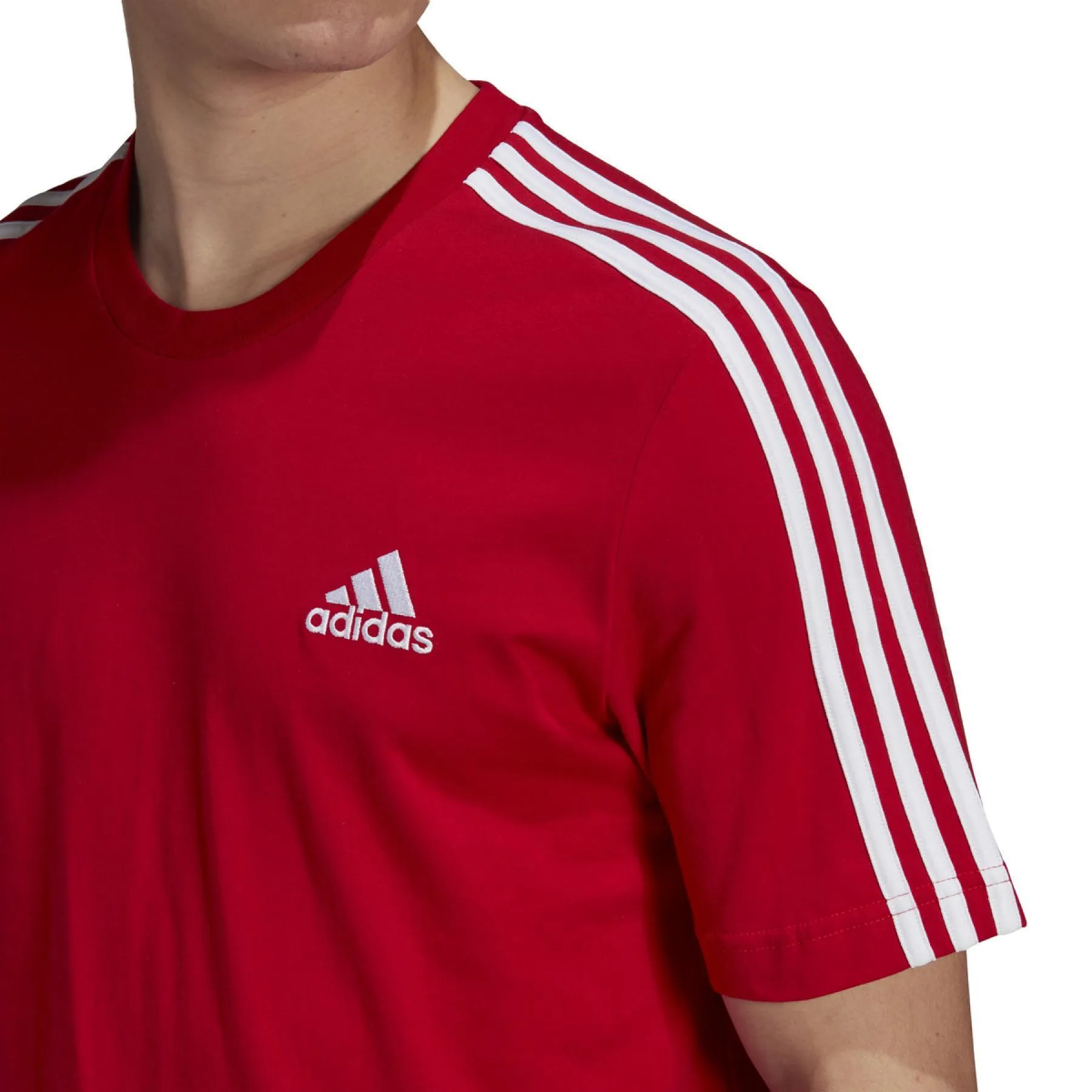 T-SHIRT ADIDAS UOMO MAGLIA FUNCTIONAL TRAINING FITNESS ROSSA