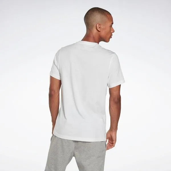 T-SHIRT REEBOK CROSSFIT MAGLIA UOMO FUNCTIONAL TRAINING BIANCA