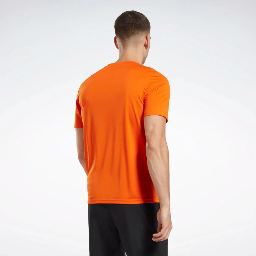 T-SHIRT REEBOK  MAGLIA UOMO TRAINING GRAPHIC ARANCIO