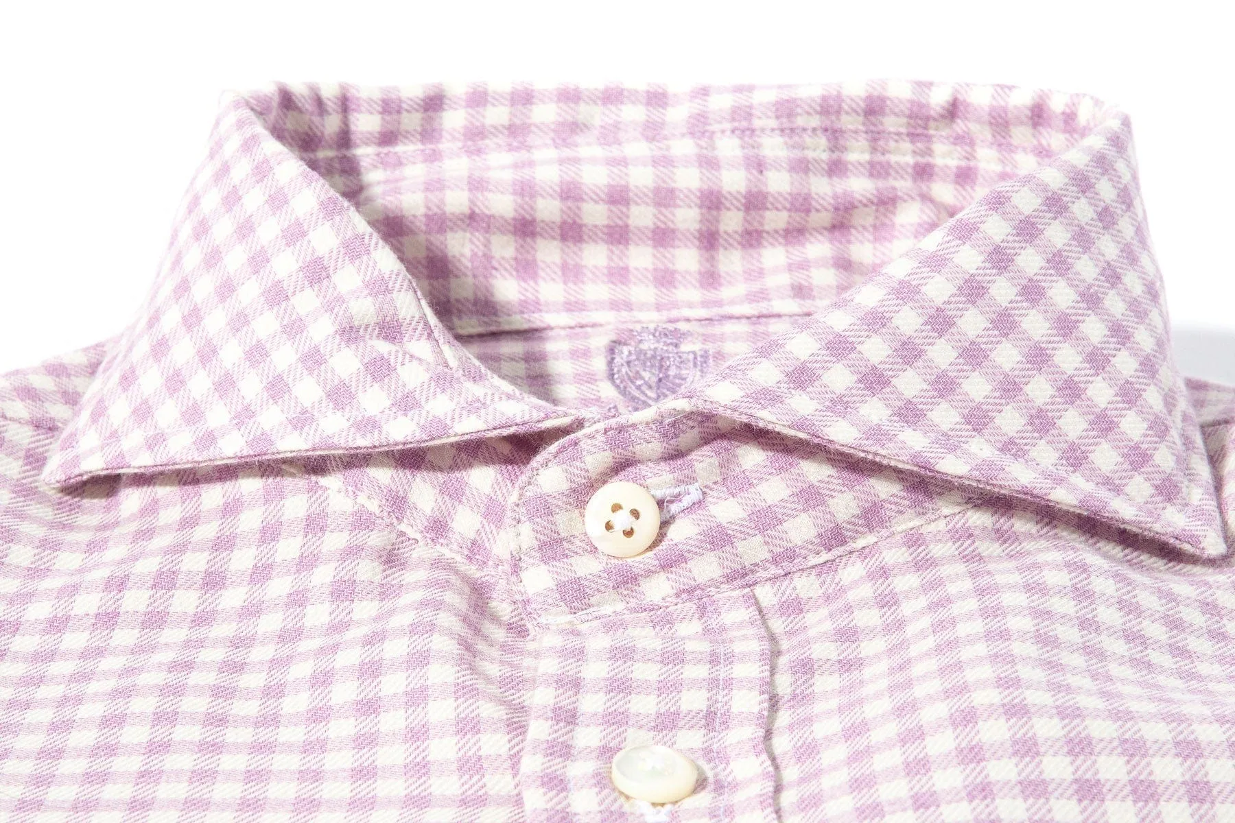 Targa Cotton Cashmere Shirt In Purple