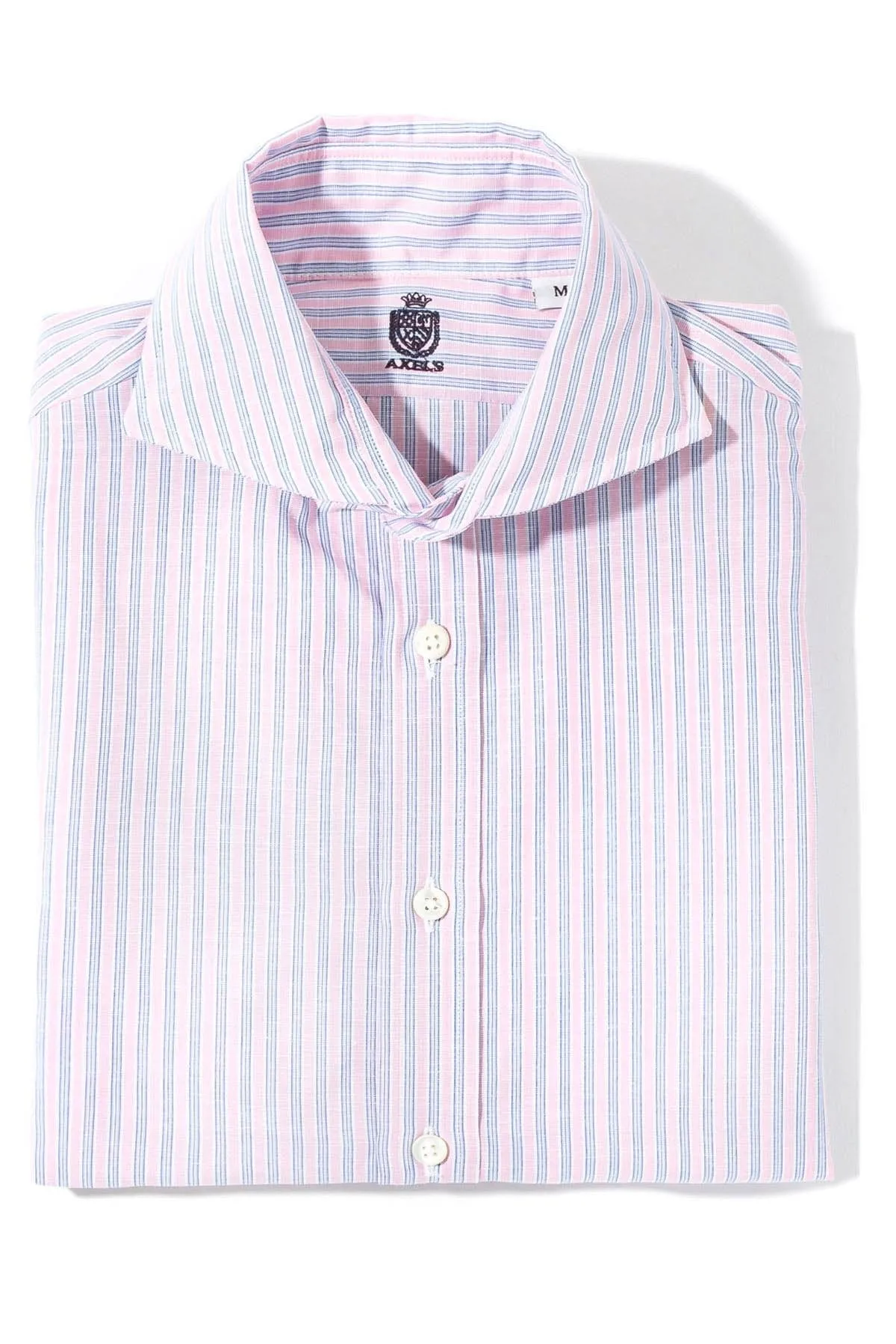 Taycan Cotton Linen Shirt in Pink