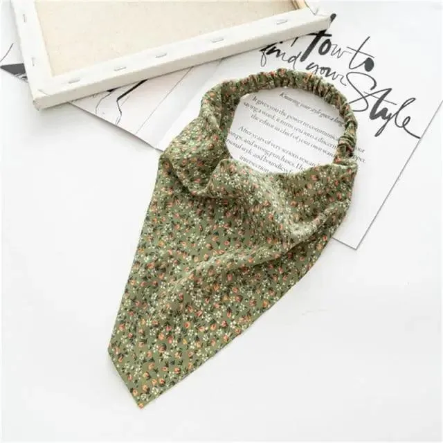 Vintage Style Women's Bandana Hair Band Scarf Print Paisley Bandanas Headwear Wrist Head Wrap Hair Scarf Headwear Hair Accessories Gifts