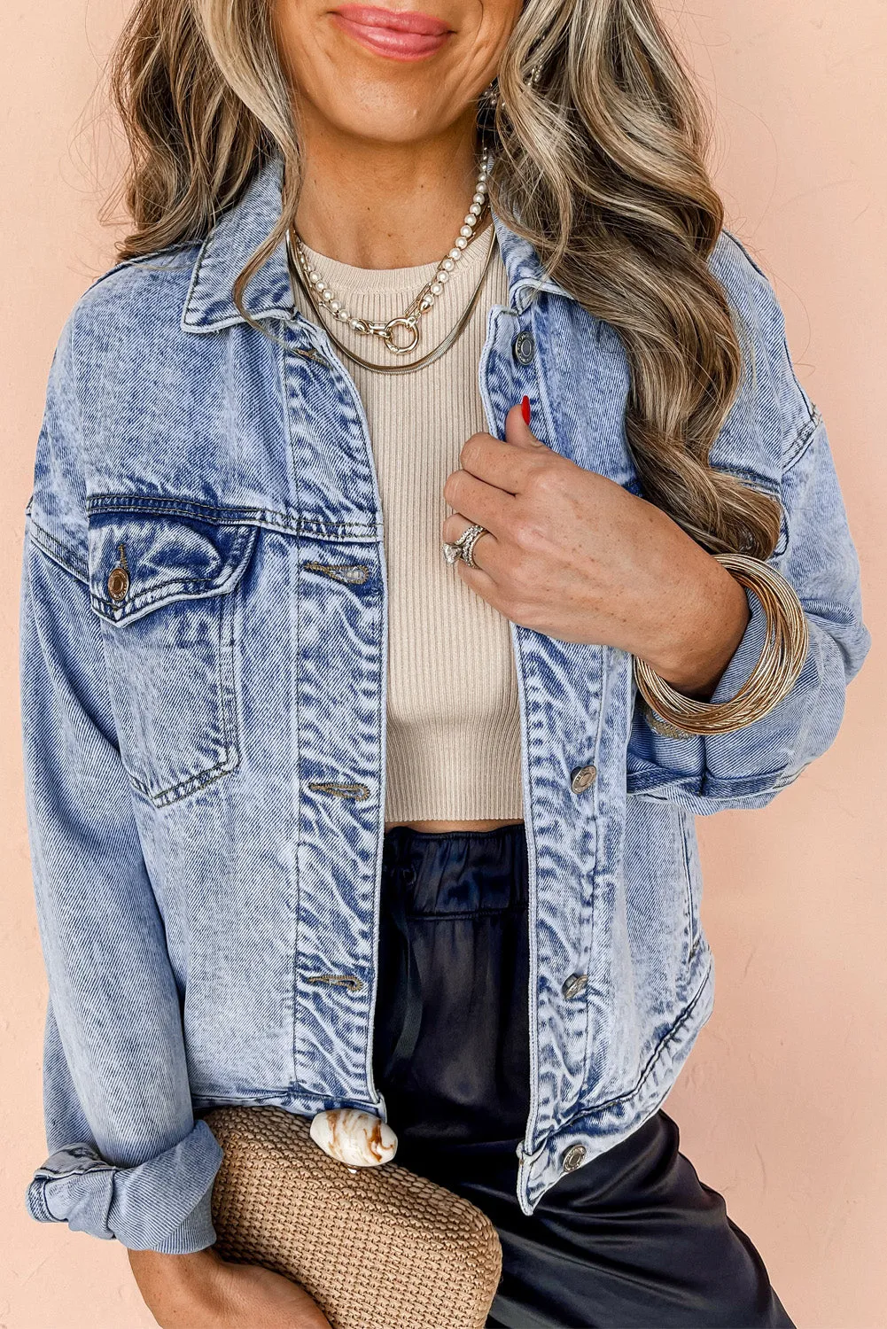 Vintage Washed Denim Jacket