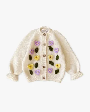 Violets cardigan | Off White