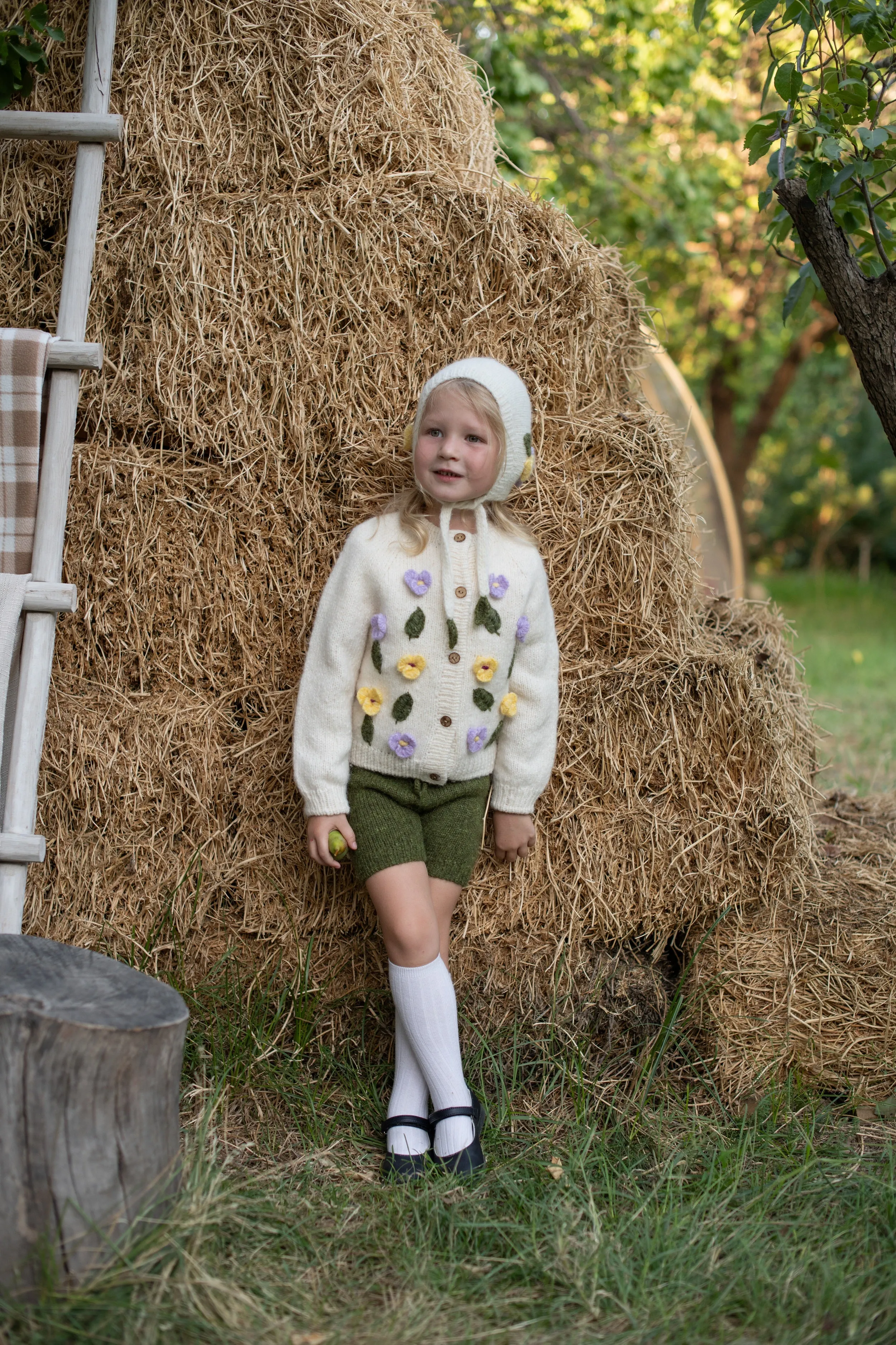 Violets cardigan | Off White