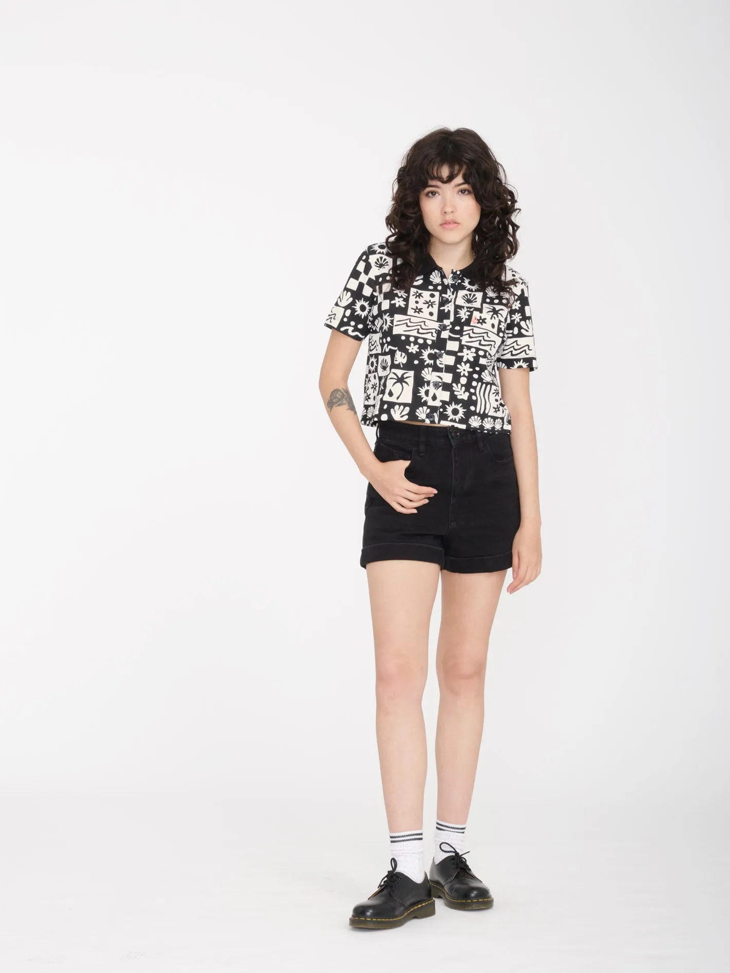 Weellow Denim Short - BLACK