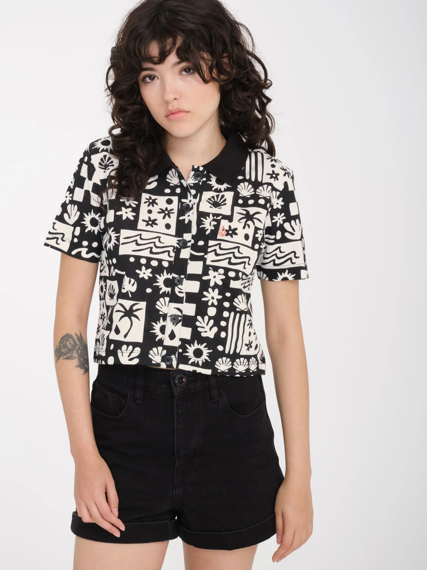 Weellow Denim Short - BLACK