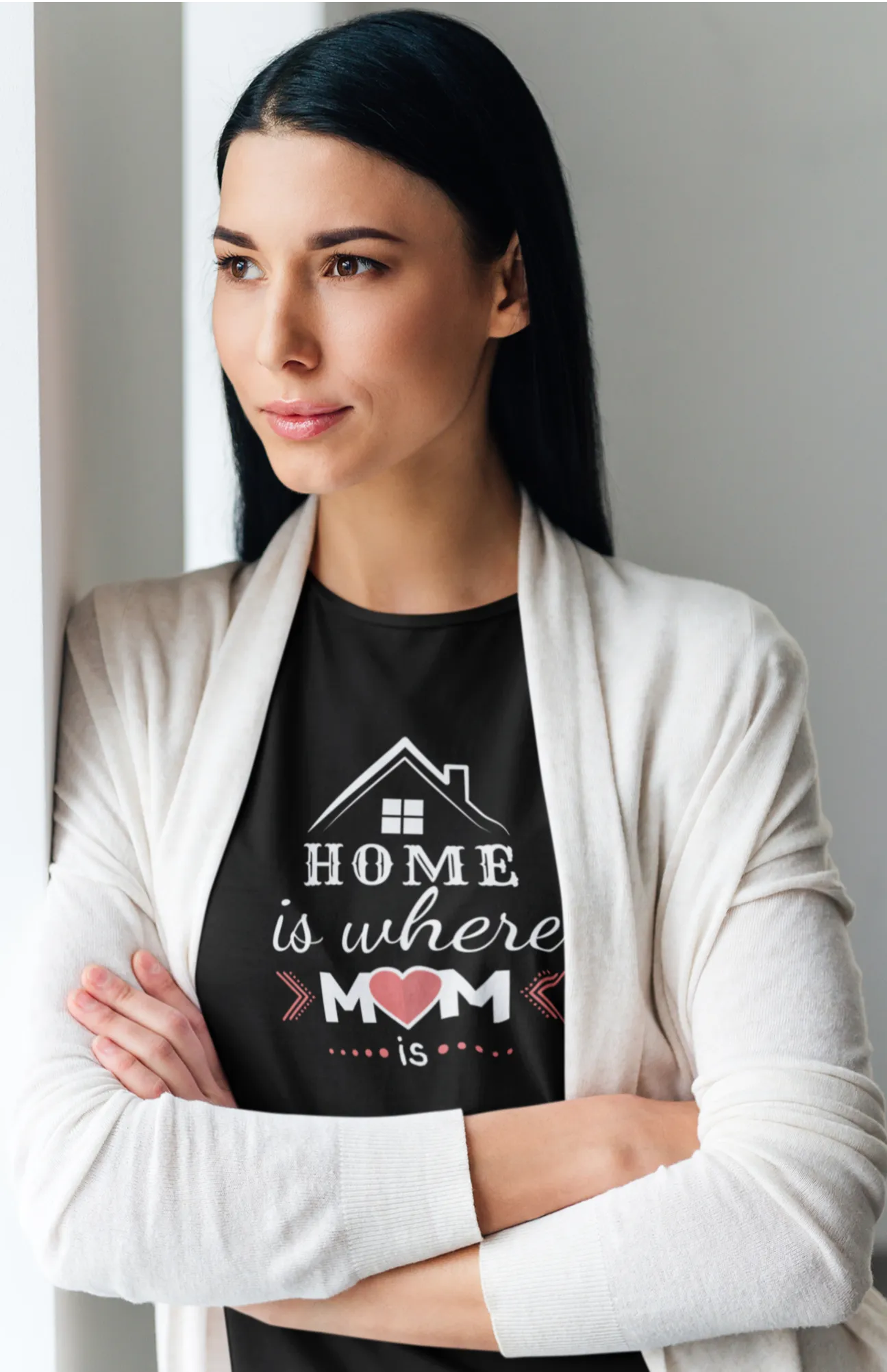 Where Mom Is Tee
