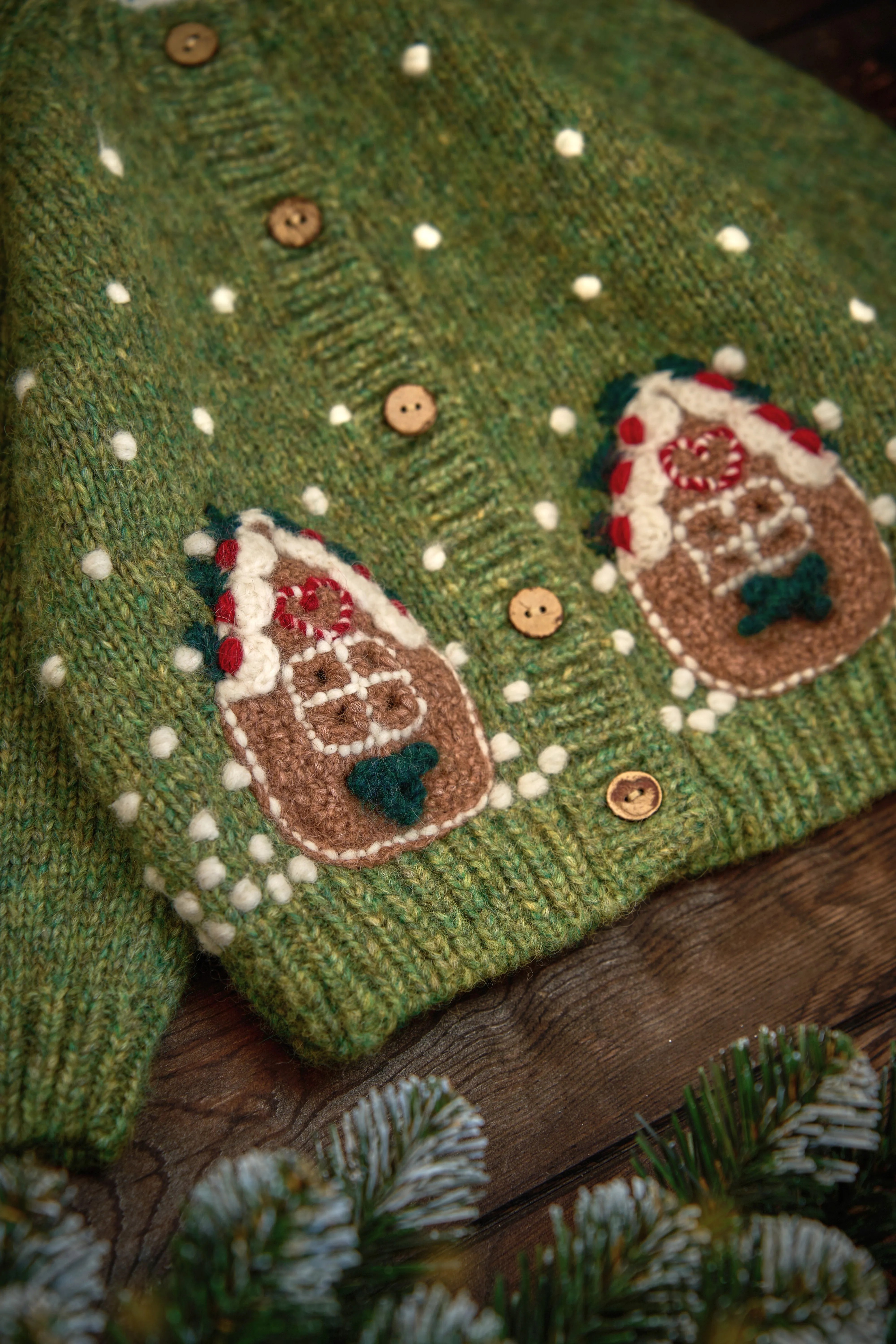 Winter Fairy Tale cardigan | in stock (12-18m)