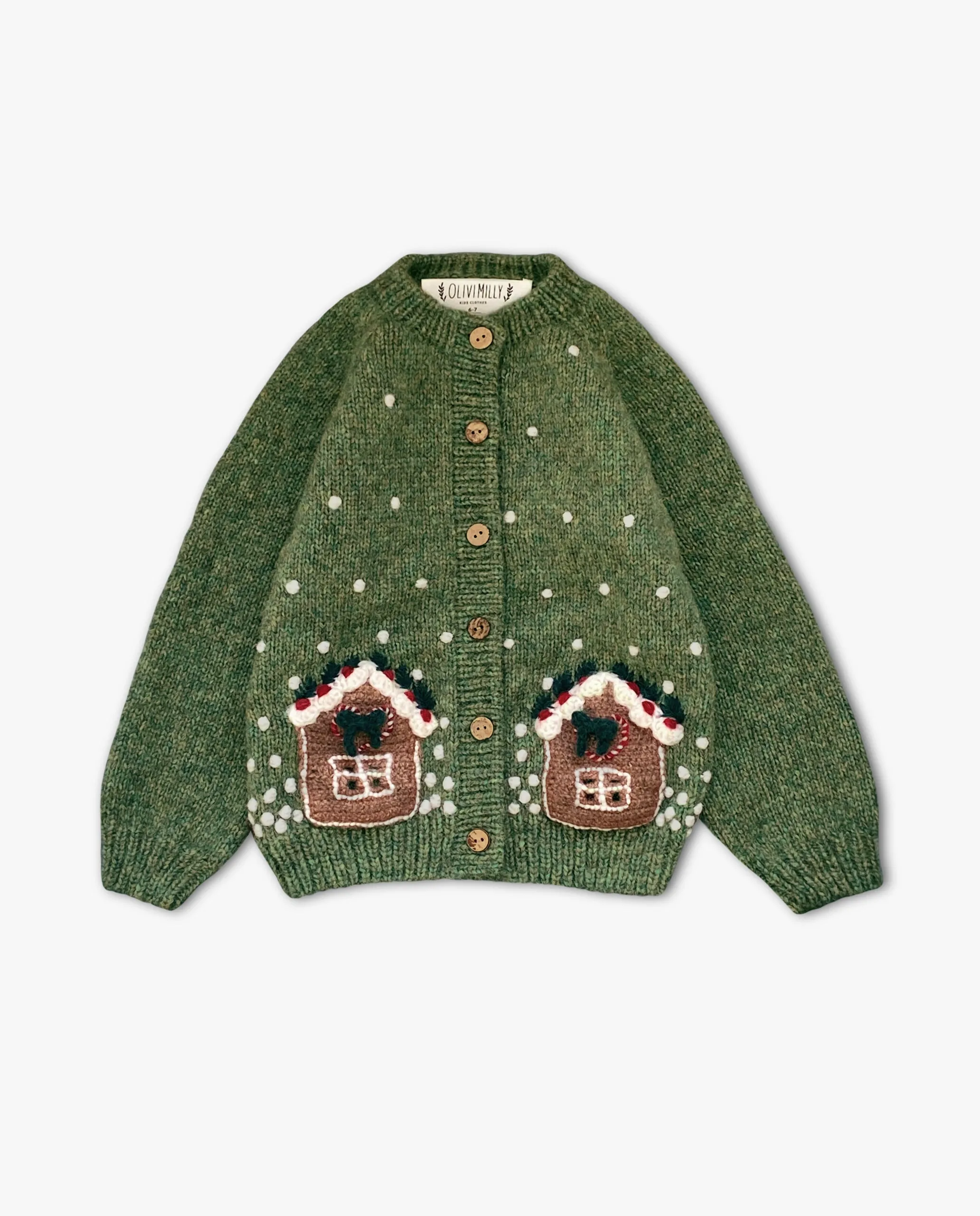 Winter Fairy Tale cardigan | in stock (12-18m)