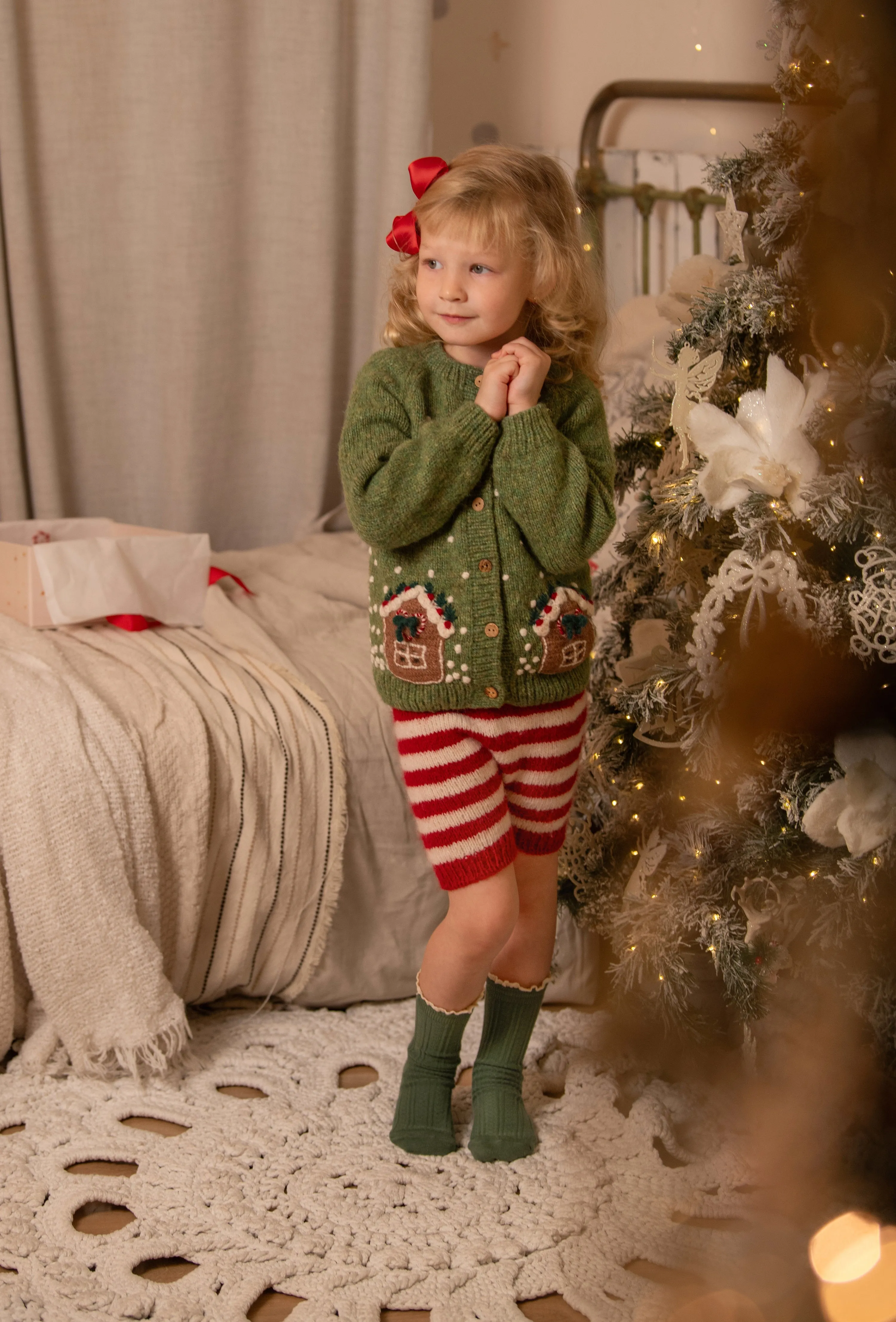 Winter Fairy Tale cardigan | in stock (12-18m)