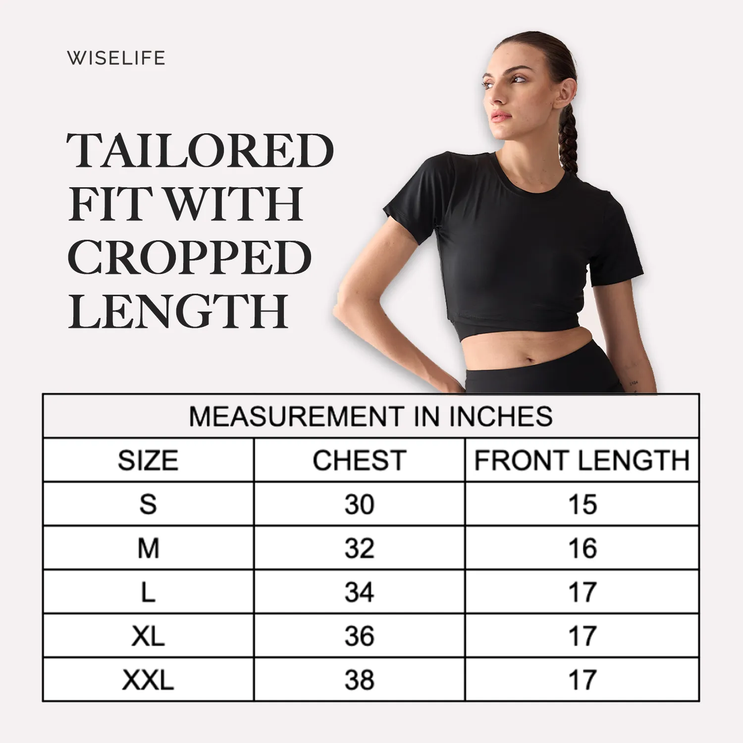 Wise Active Crop Top (Brown)