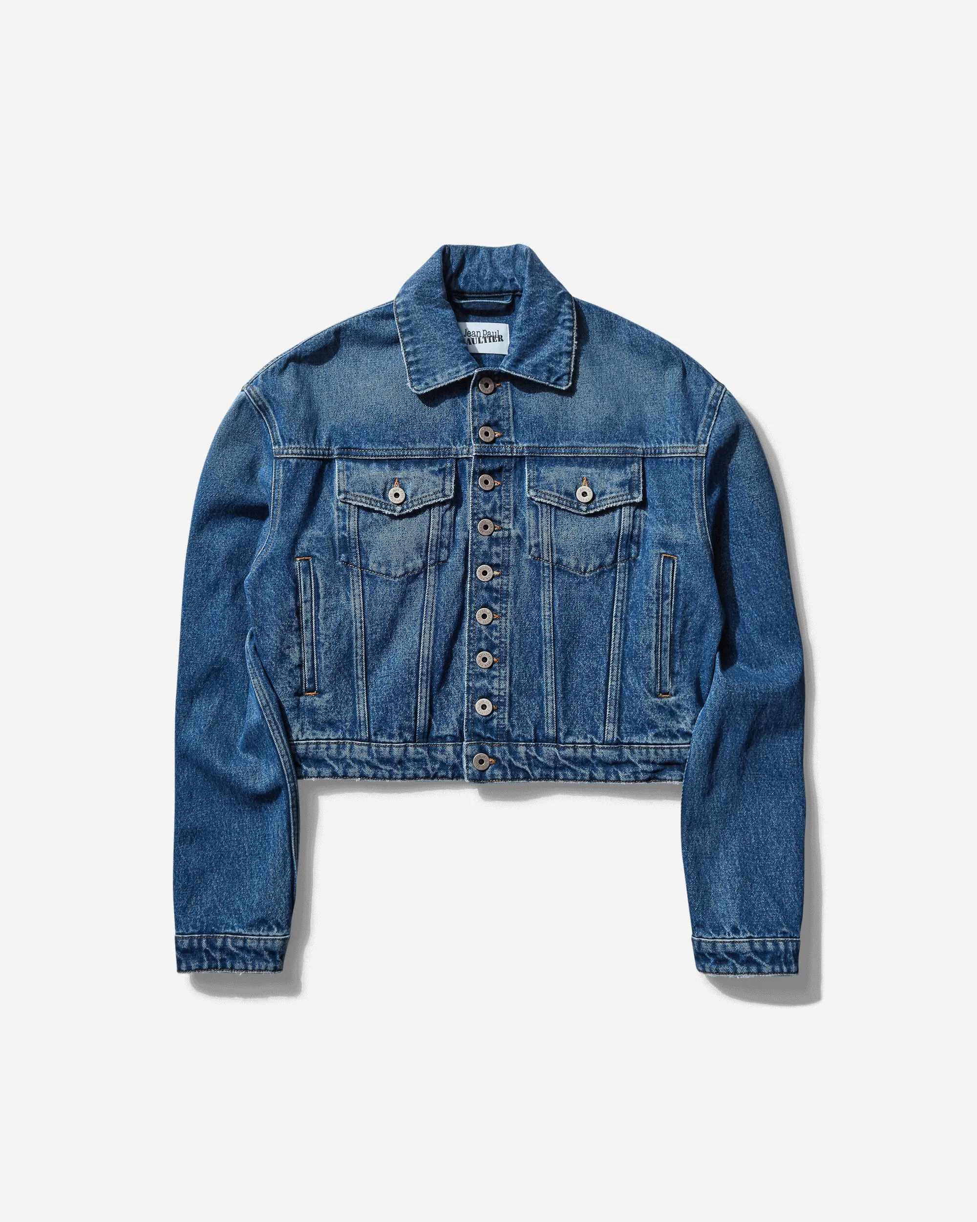 Women's Buttoned Denim Jacket Blue