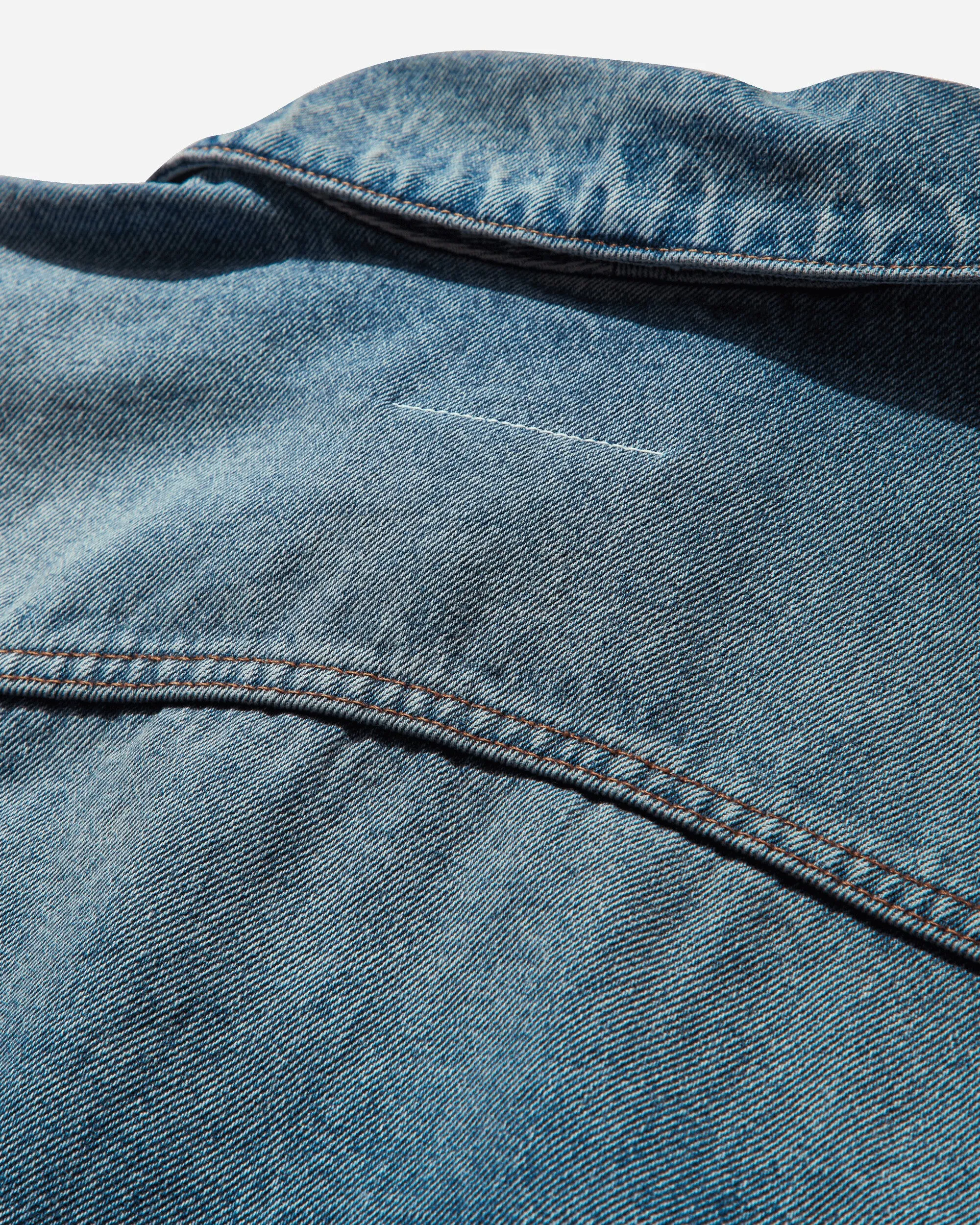 Women's Deconstructed Denim Jacket Medium Blue