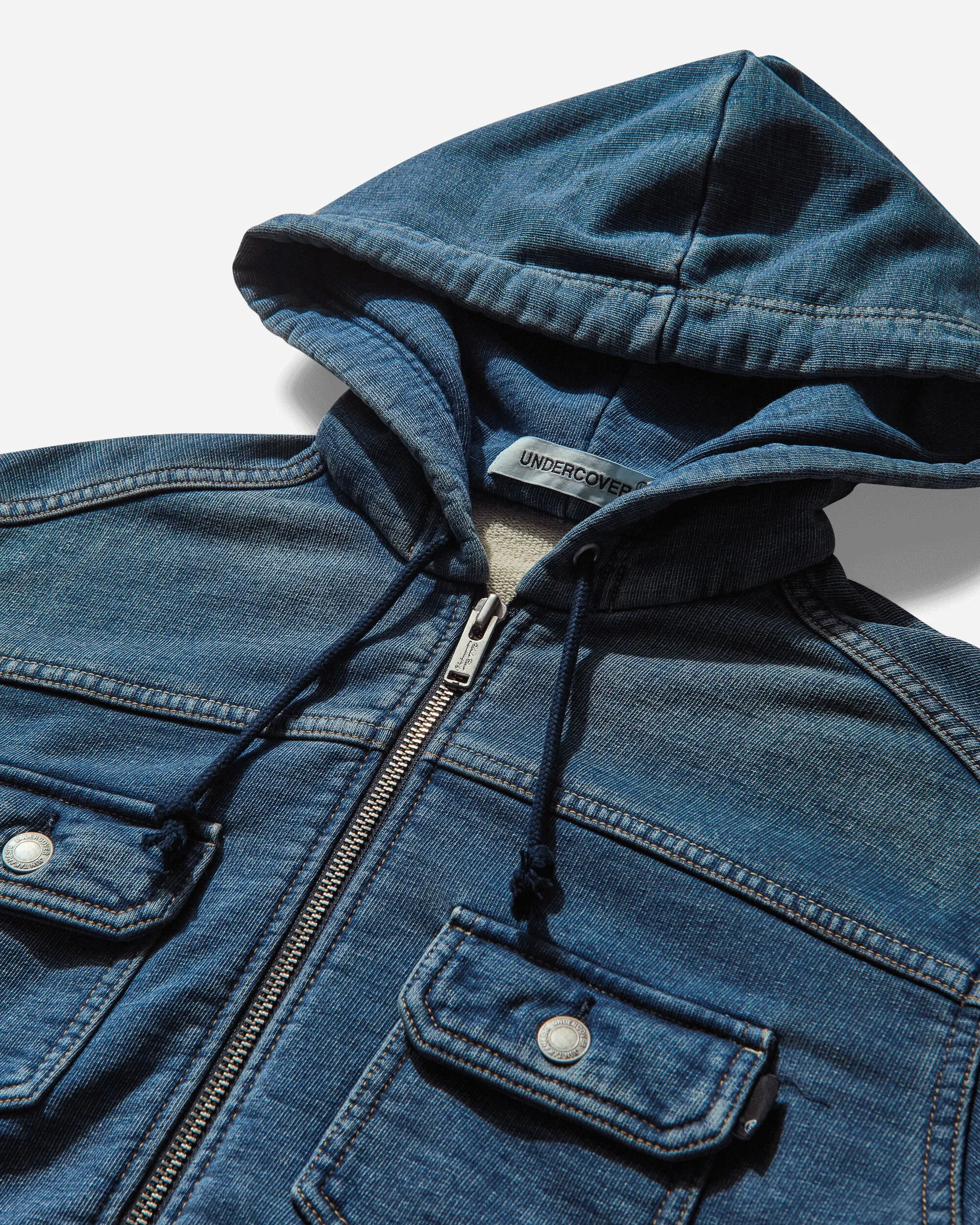 Women's Denim Hoodie Indigo
