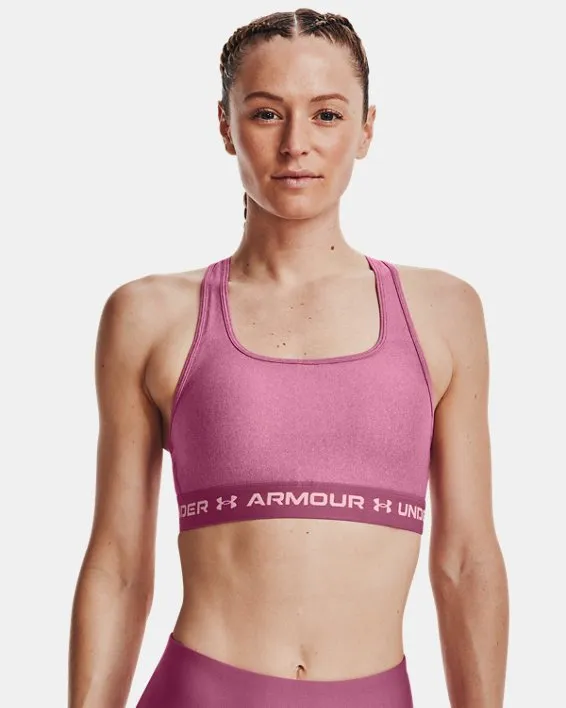 Women's Mid Crossback Heather Sports Bra