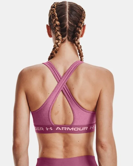 Women's Mid Crossback Heather Sports Bra