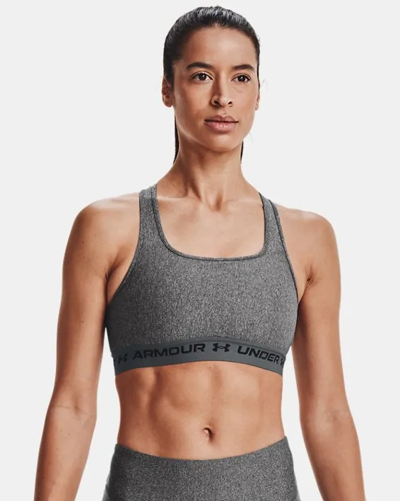Women's Mid Crossback Heather Sports Bra