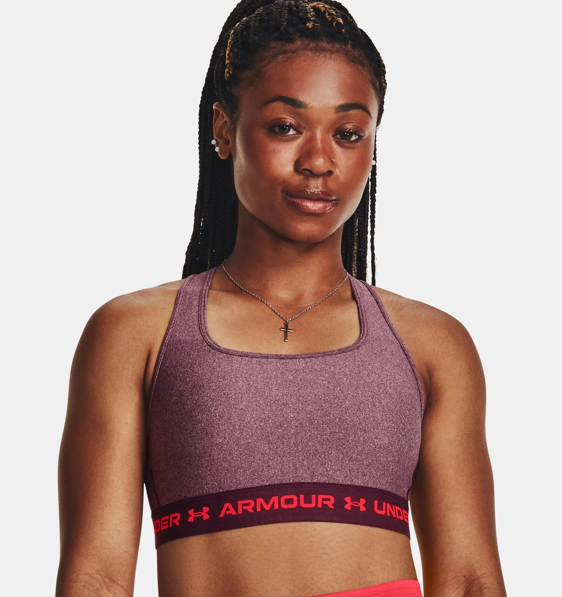 Women's Mid Crossback Heather Sports Bra
